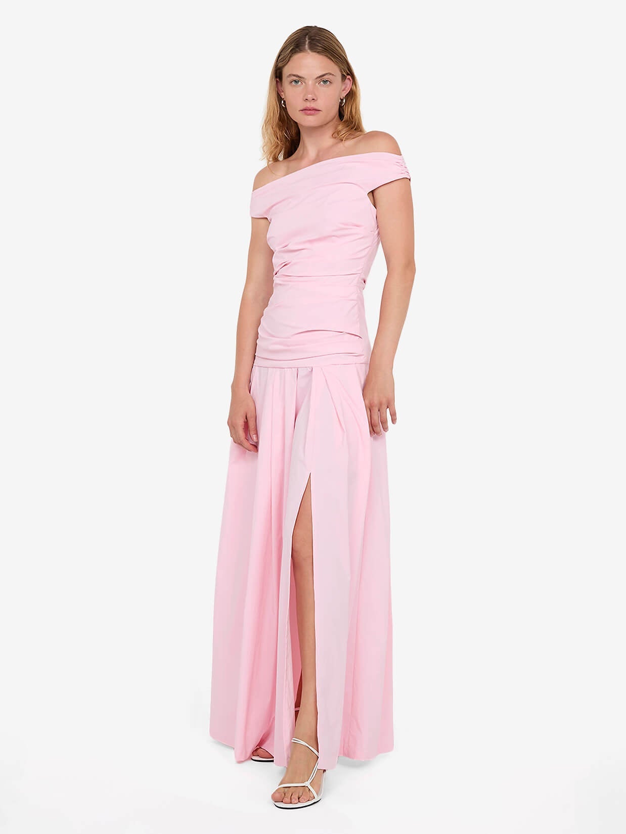 APOLLINE MAXI DRESS - POWDER PINK
