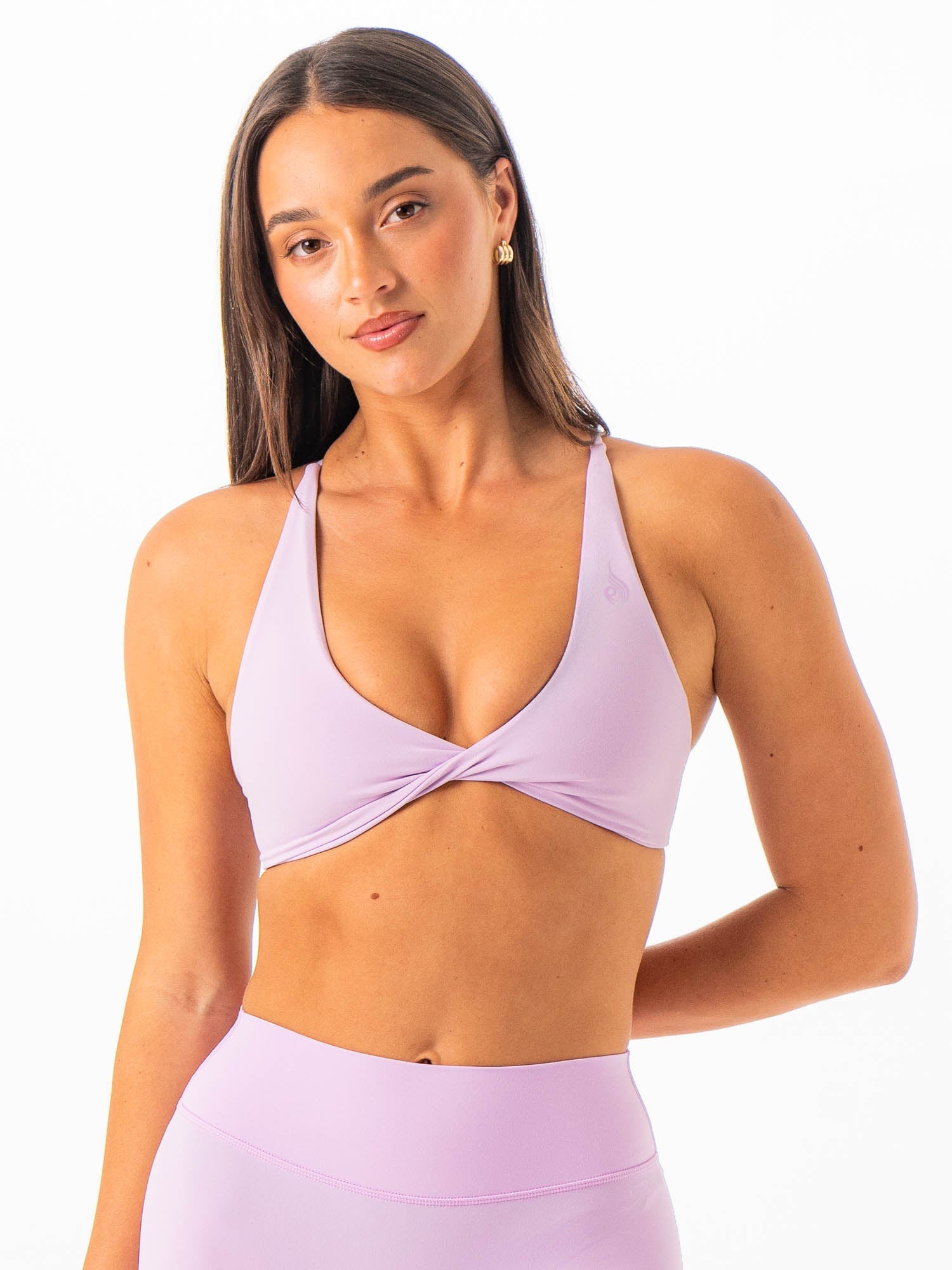 NKD Twist Sports Bra - Lilac