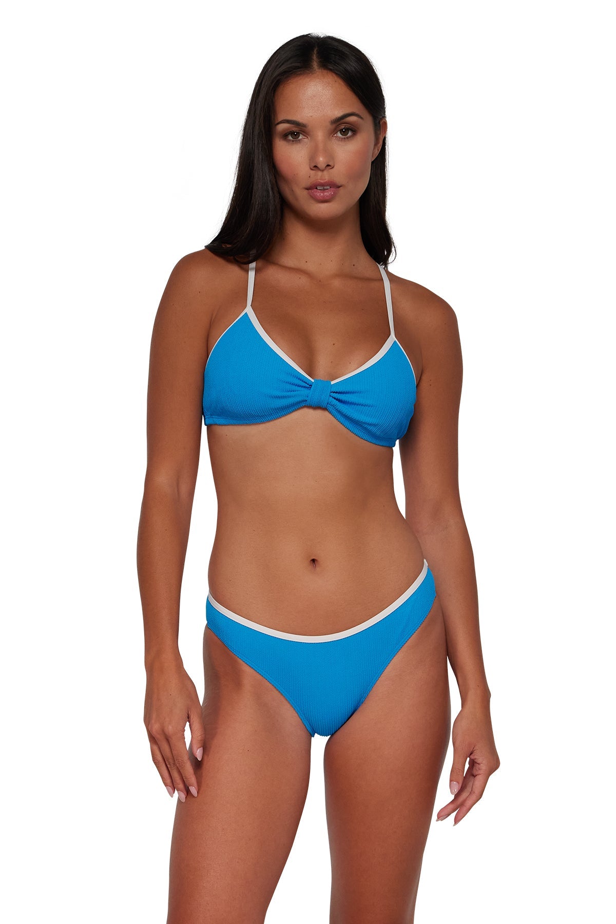 Pacifica by Sunsets Blueberry Indie Bralette Top with Trim