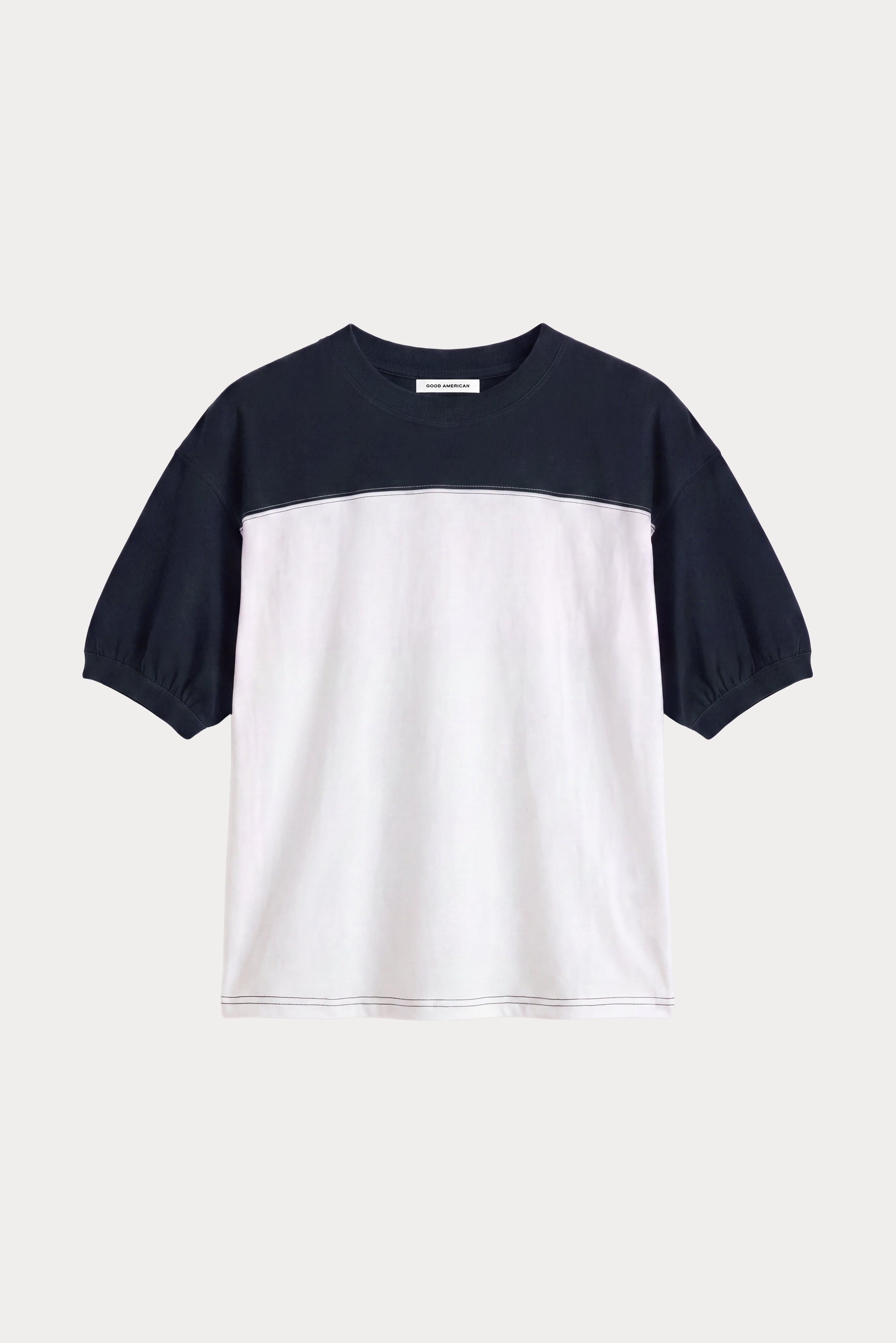 THE COLORBLOCK GYM TEE | NAVY WITH CHALK