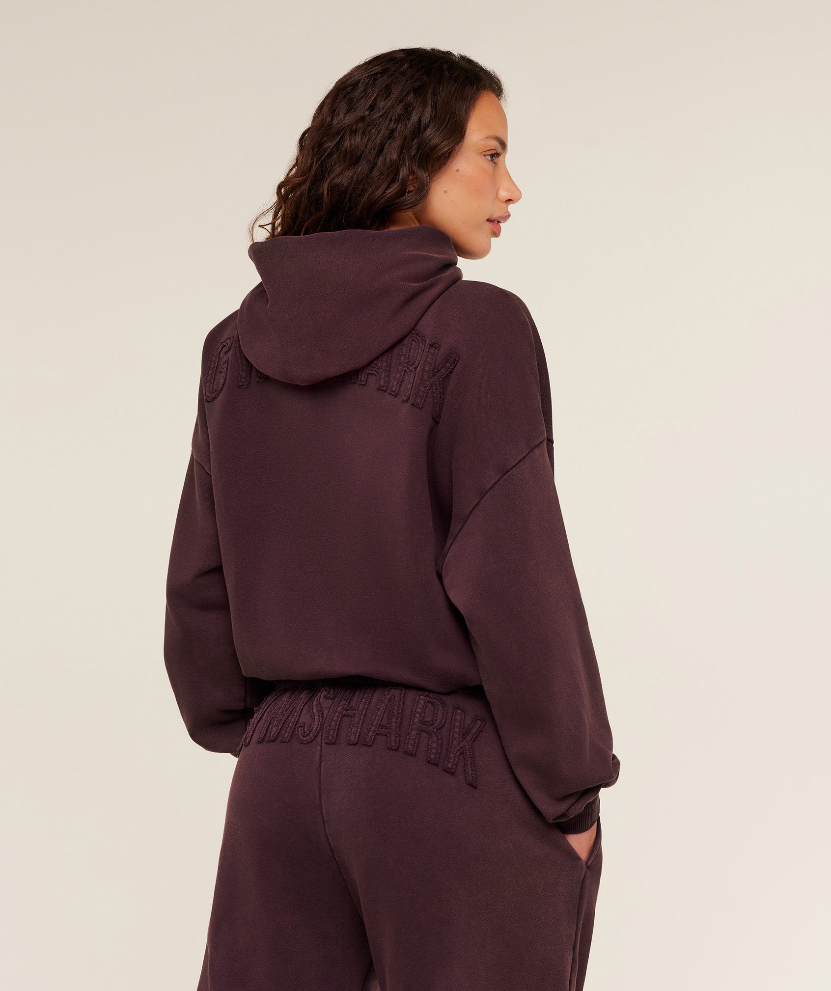 Gymshark Power Washed Oversized Hoodie - Cherry Purple/Wash