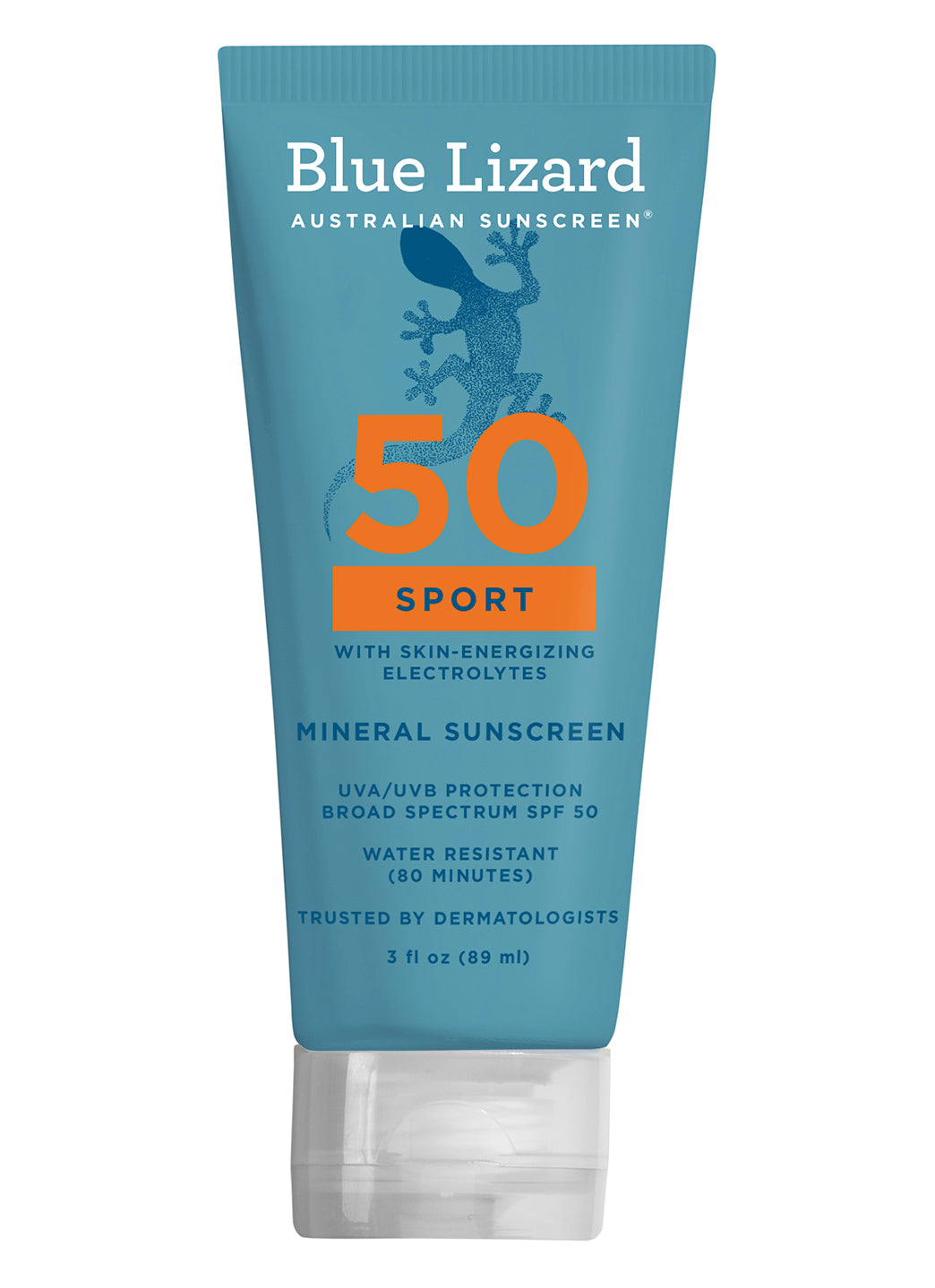 Blue Lizard Sport Mineral SPF 50 Sunscreen Lotion Tube 3 oz