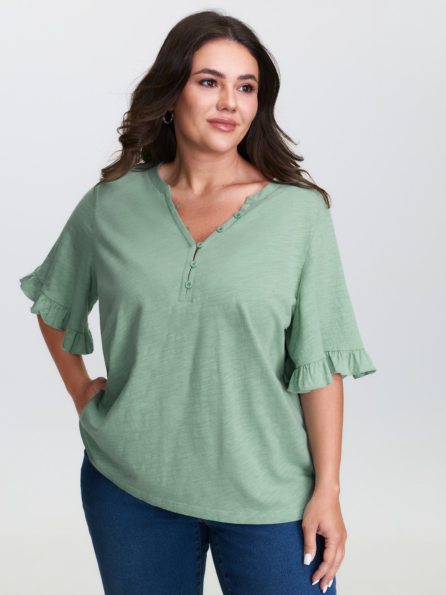 Pure Cotton Arm-Friendly T-Shirt