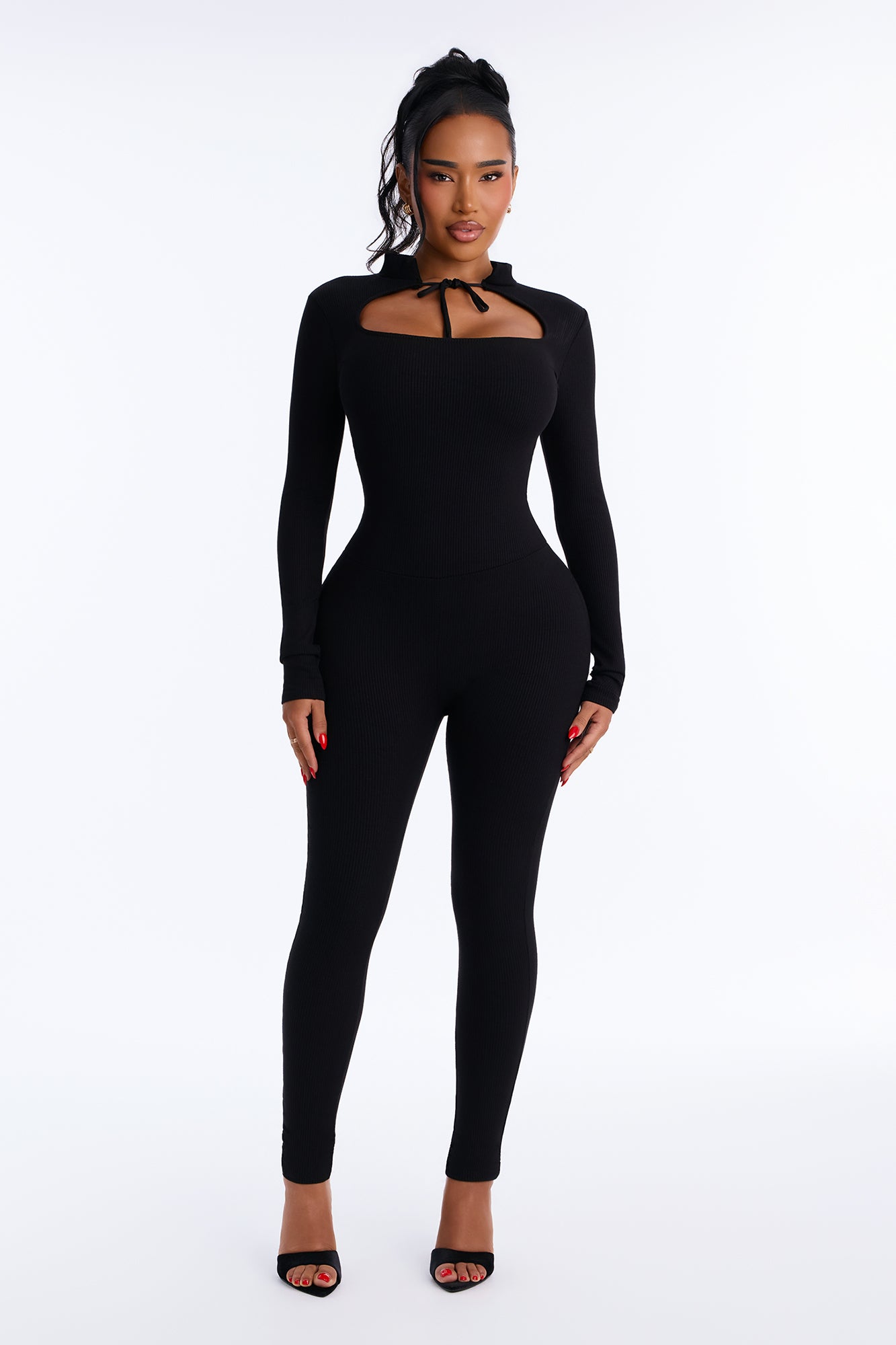 Stassie Snatched Jumpsuit - Black