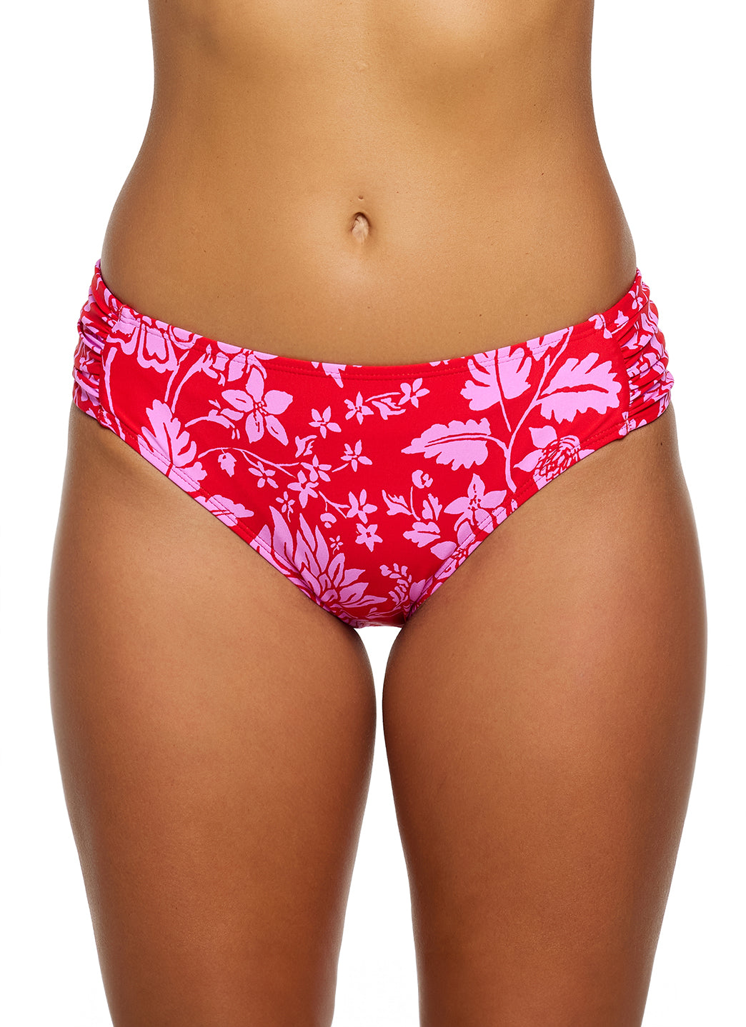 Next by Athena Women's Pina Colada Midrise Full Tab Bikini Bottom