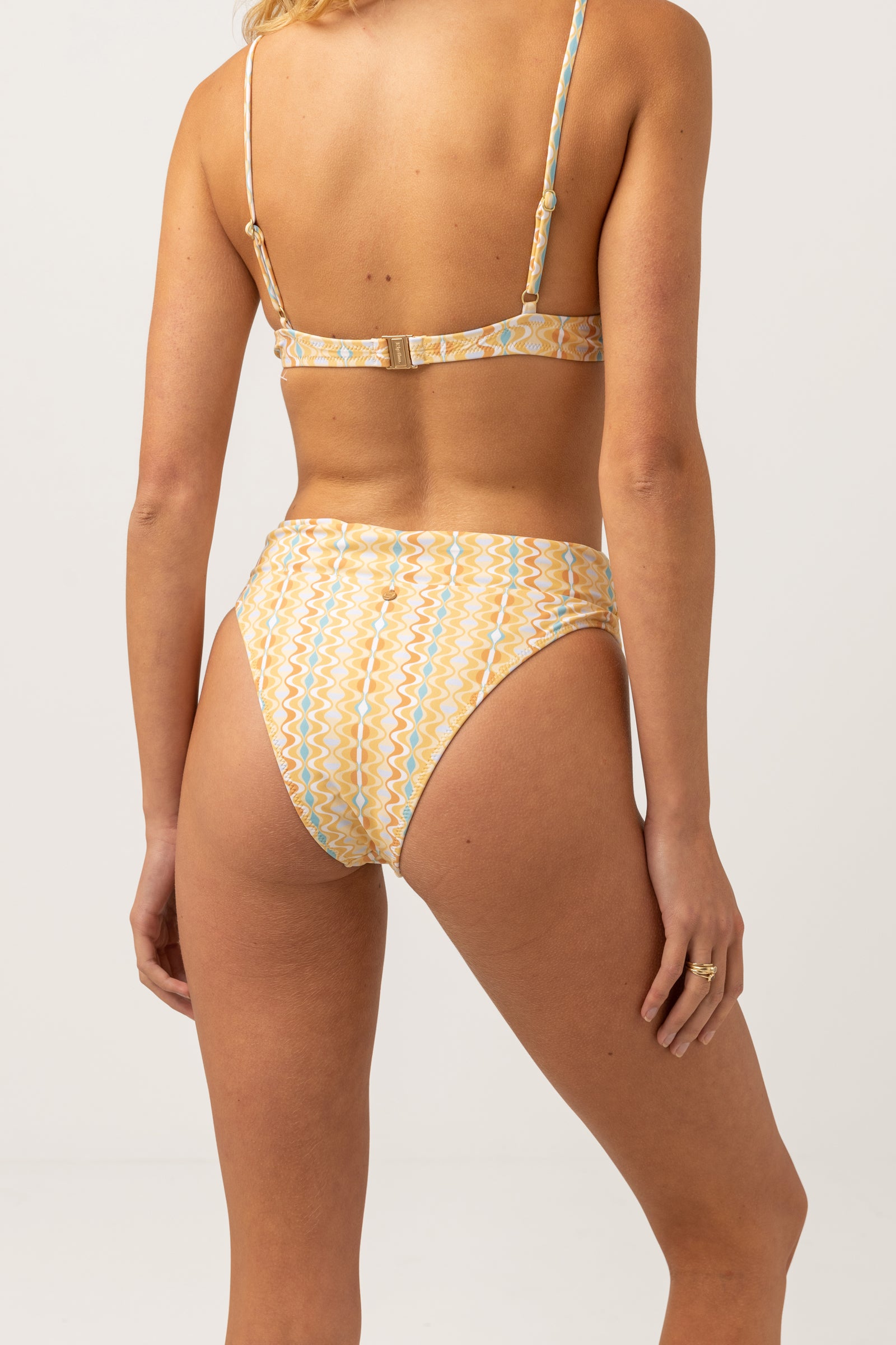Rhythm Gold Sunray Hi Hip Banded Pant