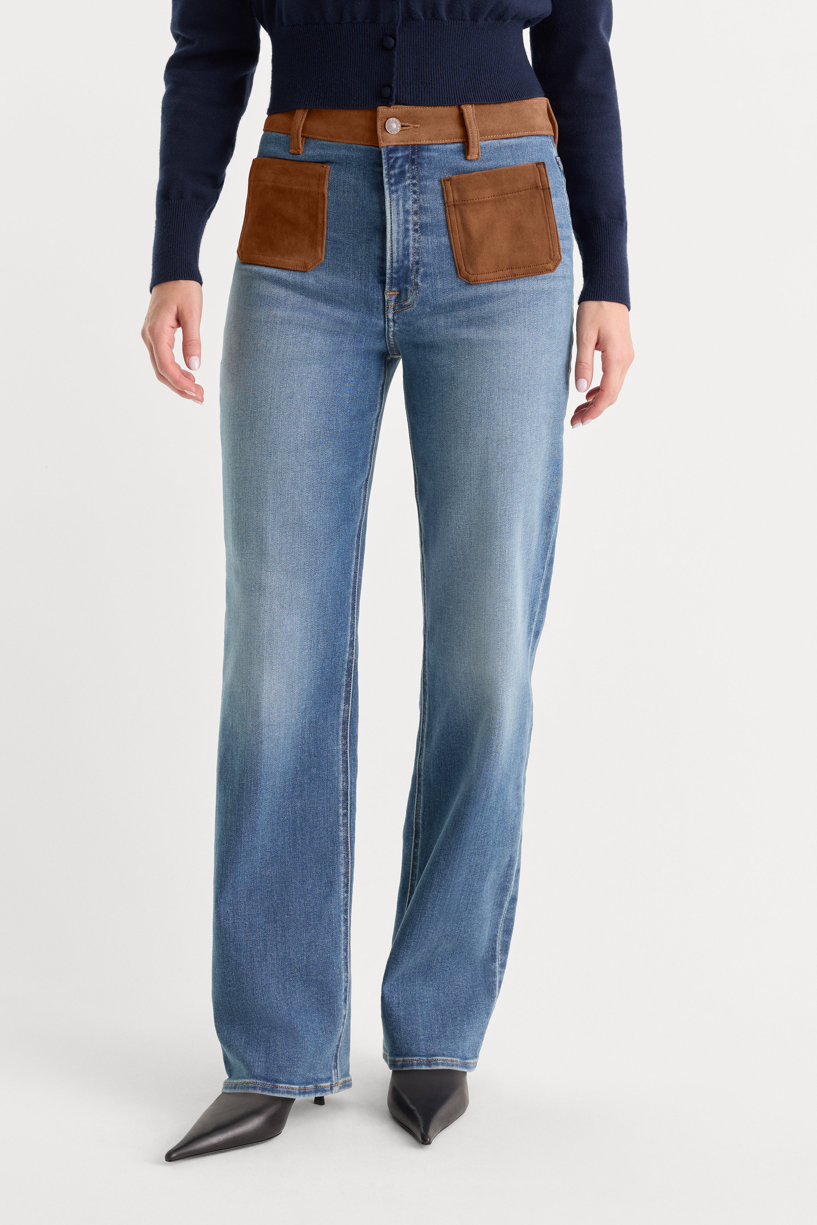 GOOD PETITE TRUE STRAIGHT JEANS | CREST