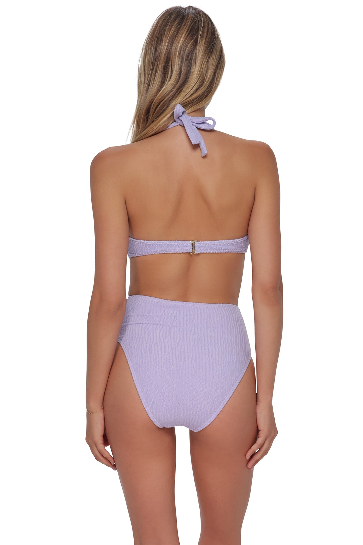 Pacifica by Sunsets Lilac Scrunch Astrid High Waist Bottom