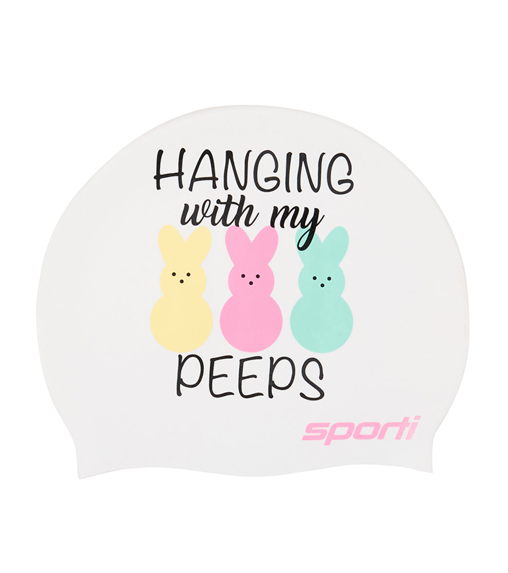 Sporti Marshmallow Parade Silicone Swim Cap