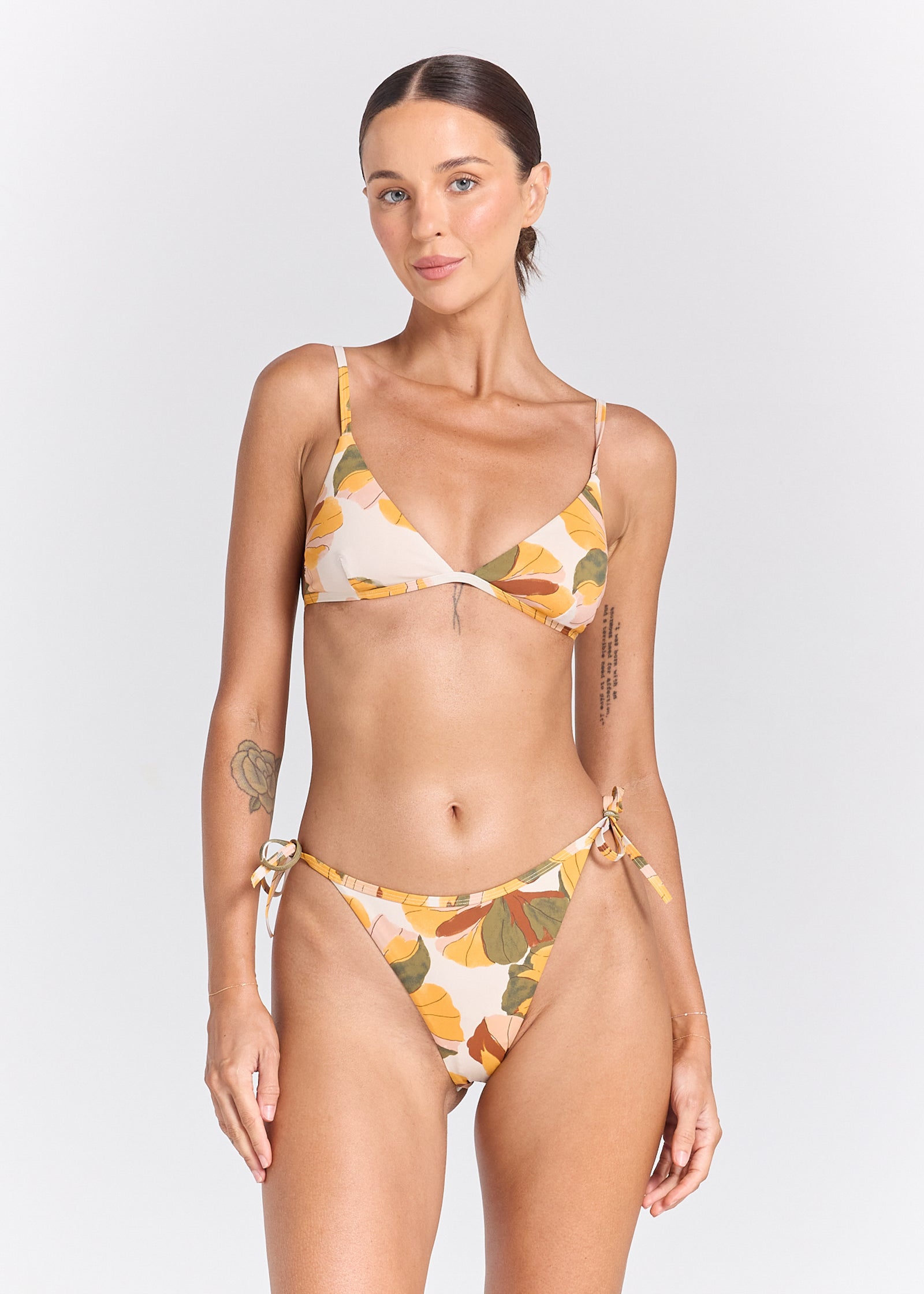 Poolside Paradiso Marigold Tropics Vacation Top