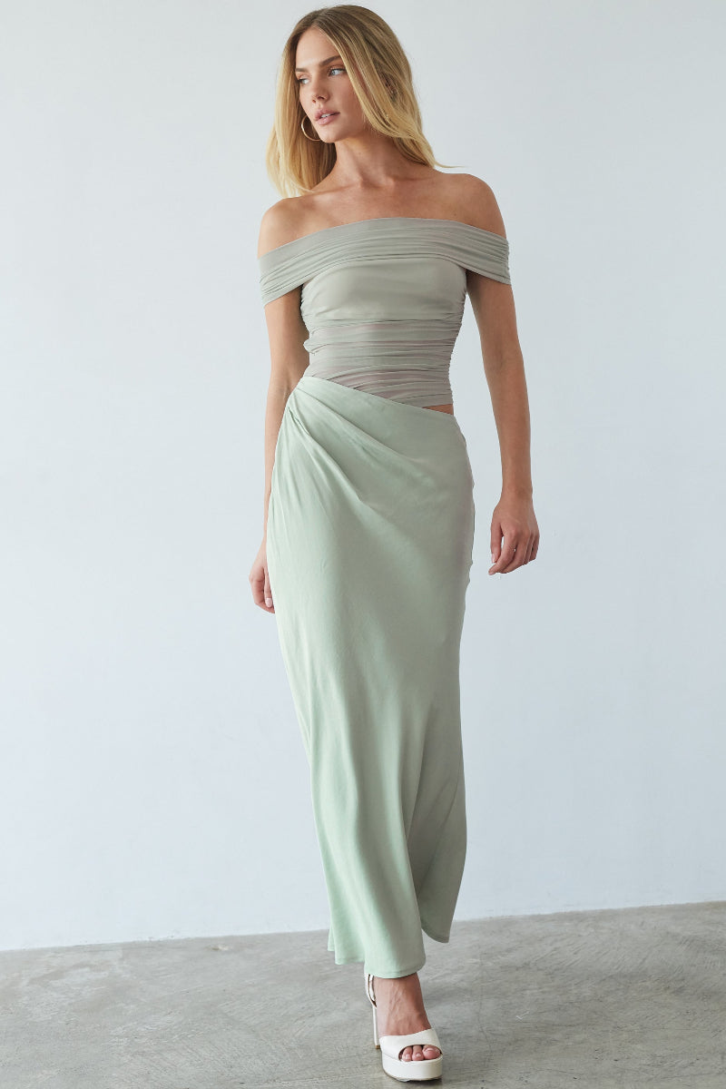 Rosalia Mesh Maxi Dress