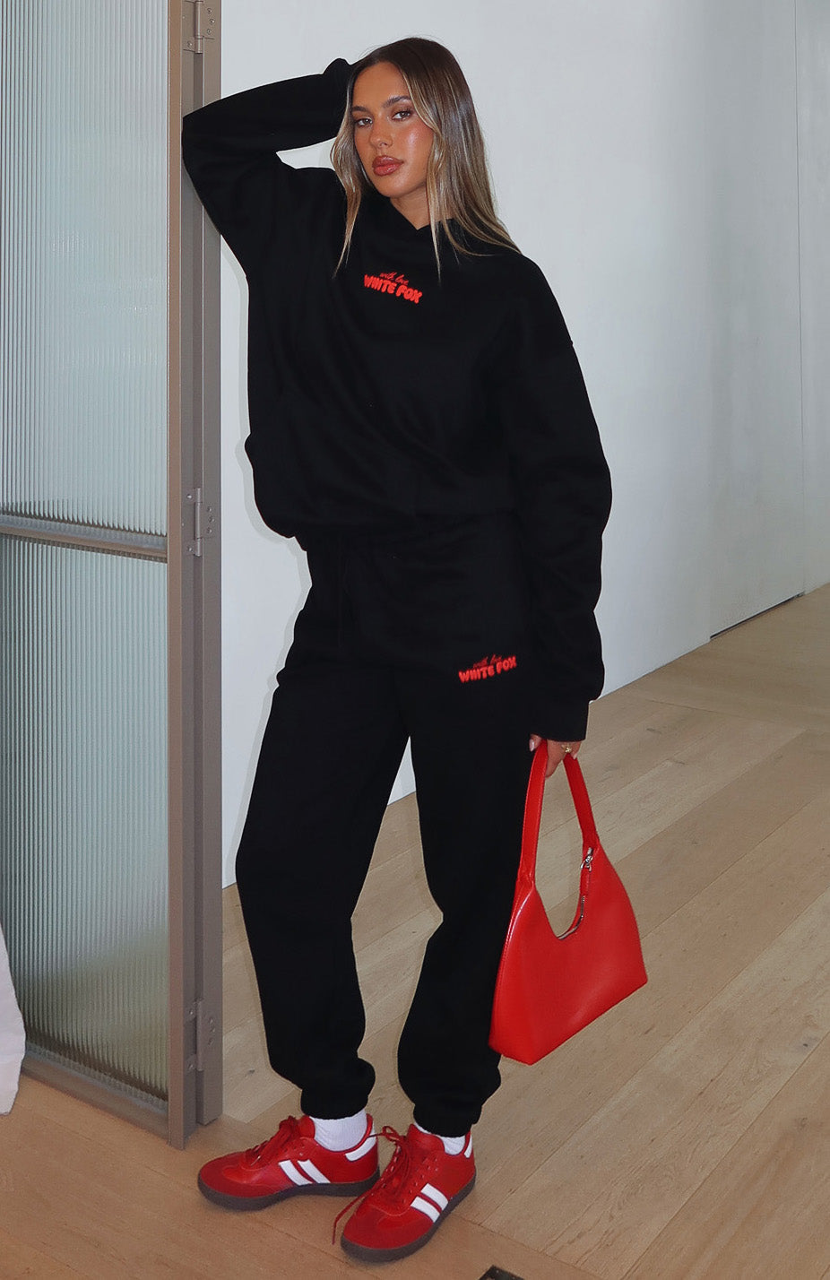 With Love In The Moment Sweatpants Black