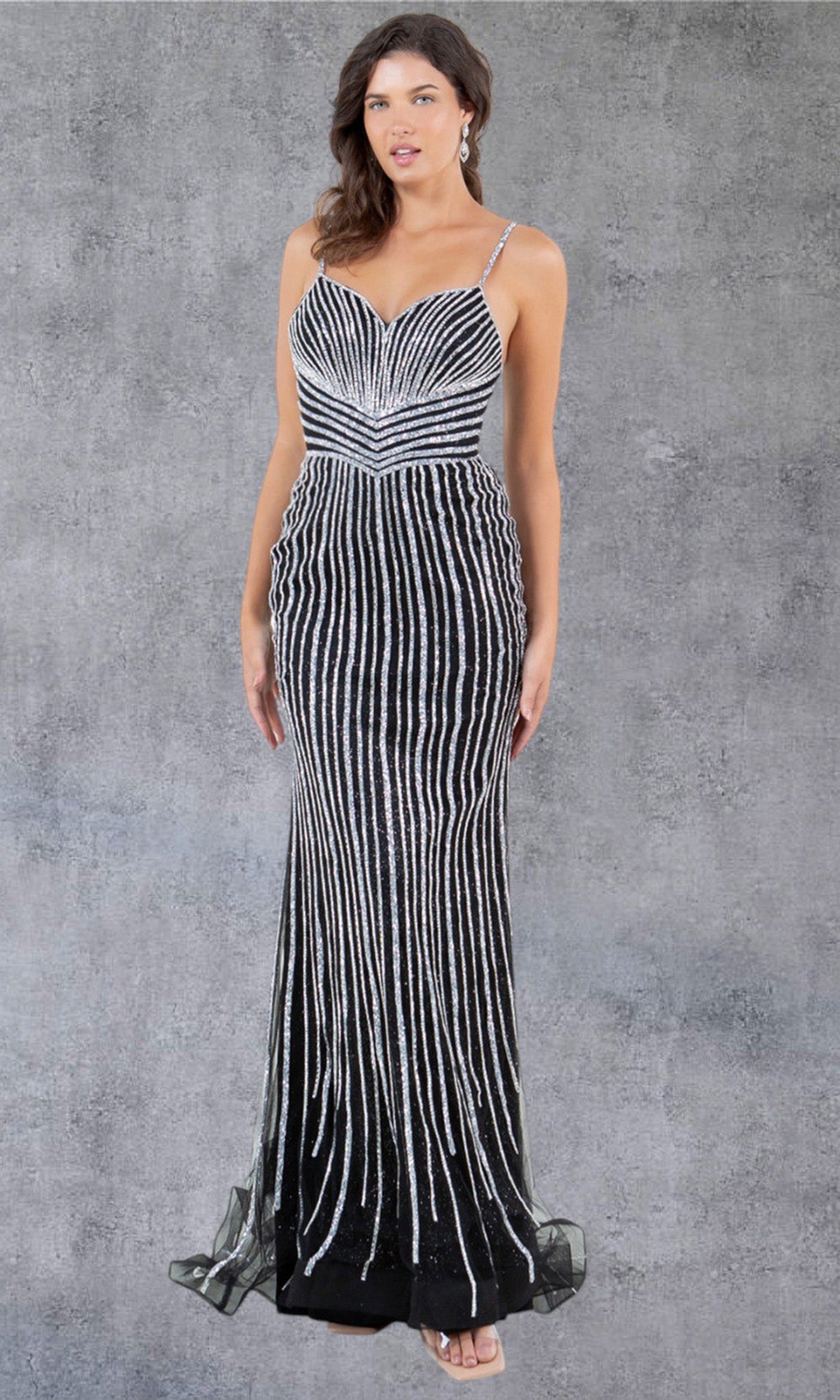 Cinderella Couture 8203J - Sweetheart Embellished Sheath Gown