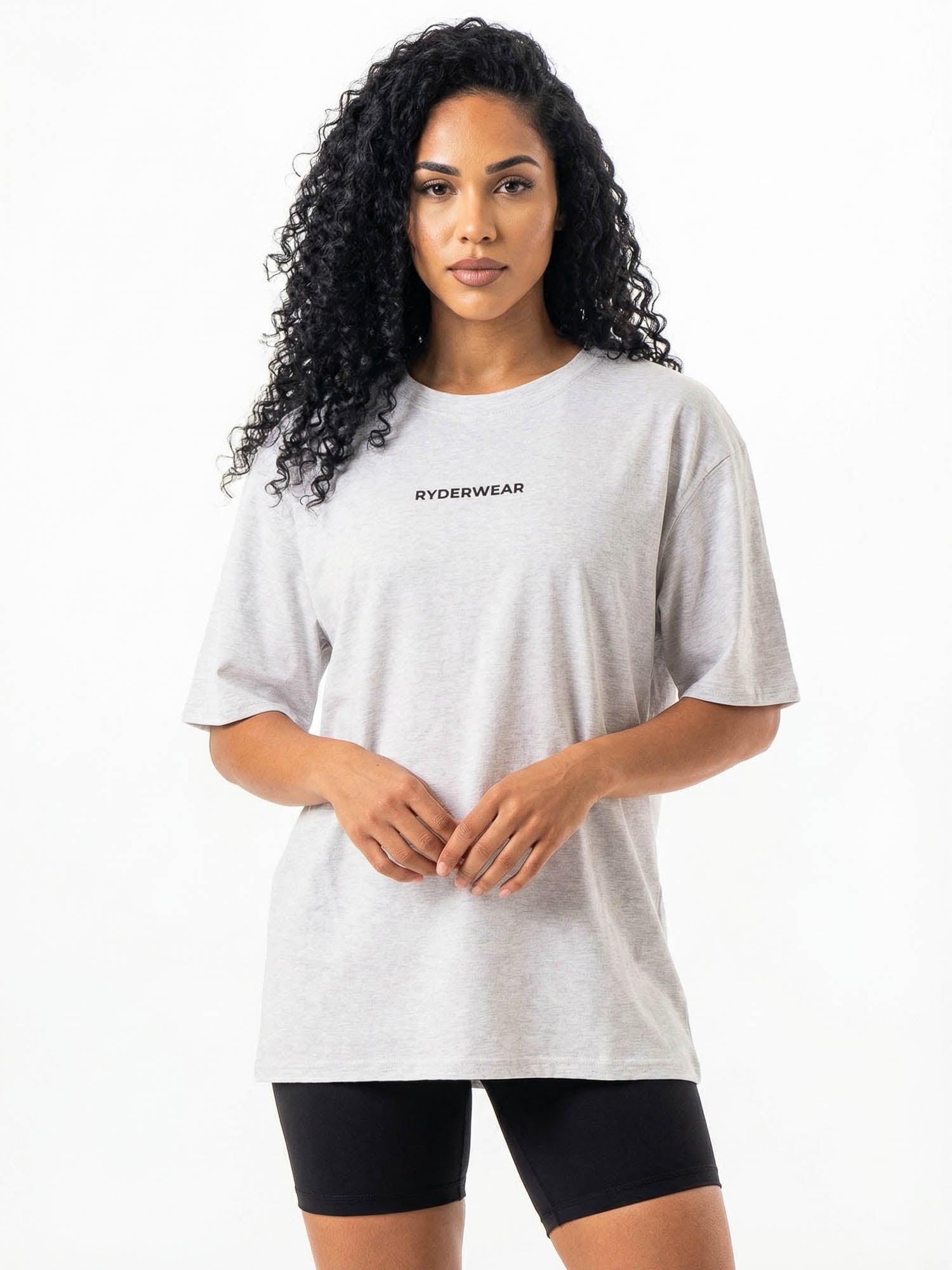 Ryderwear Oversized Tshirt - Snow Marl
