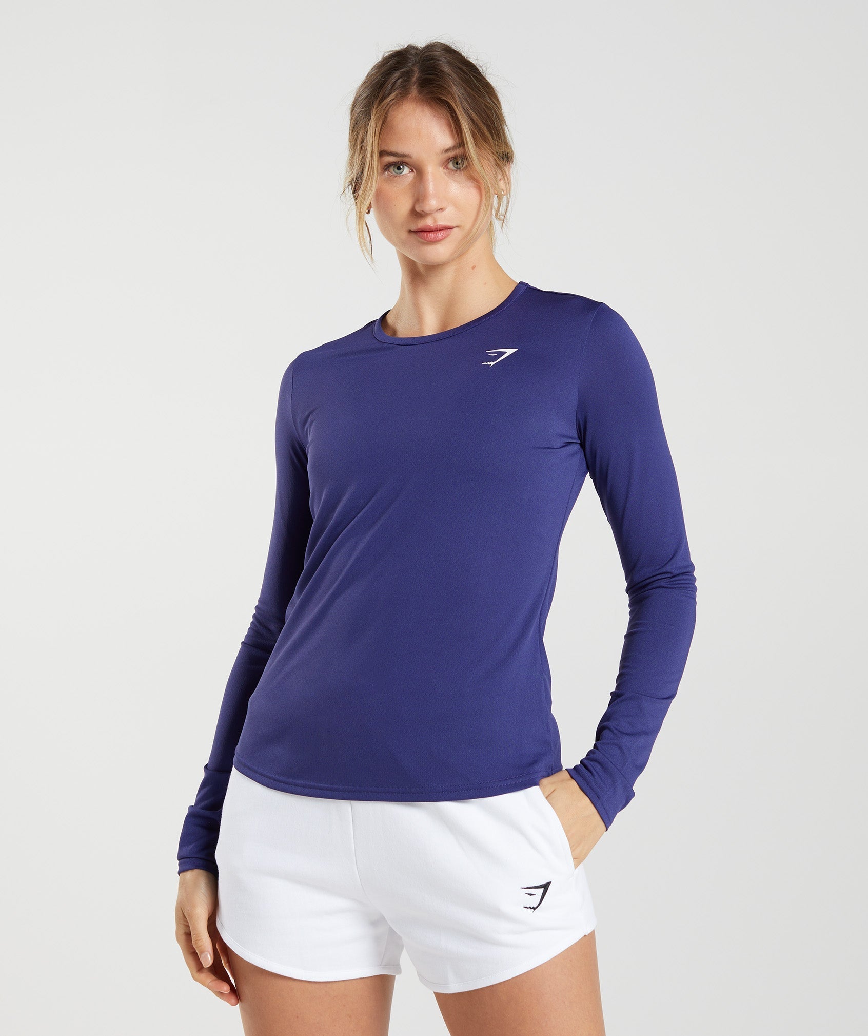 Gymshark TRAINING LONG SLEEVE TOP - Purple