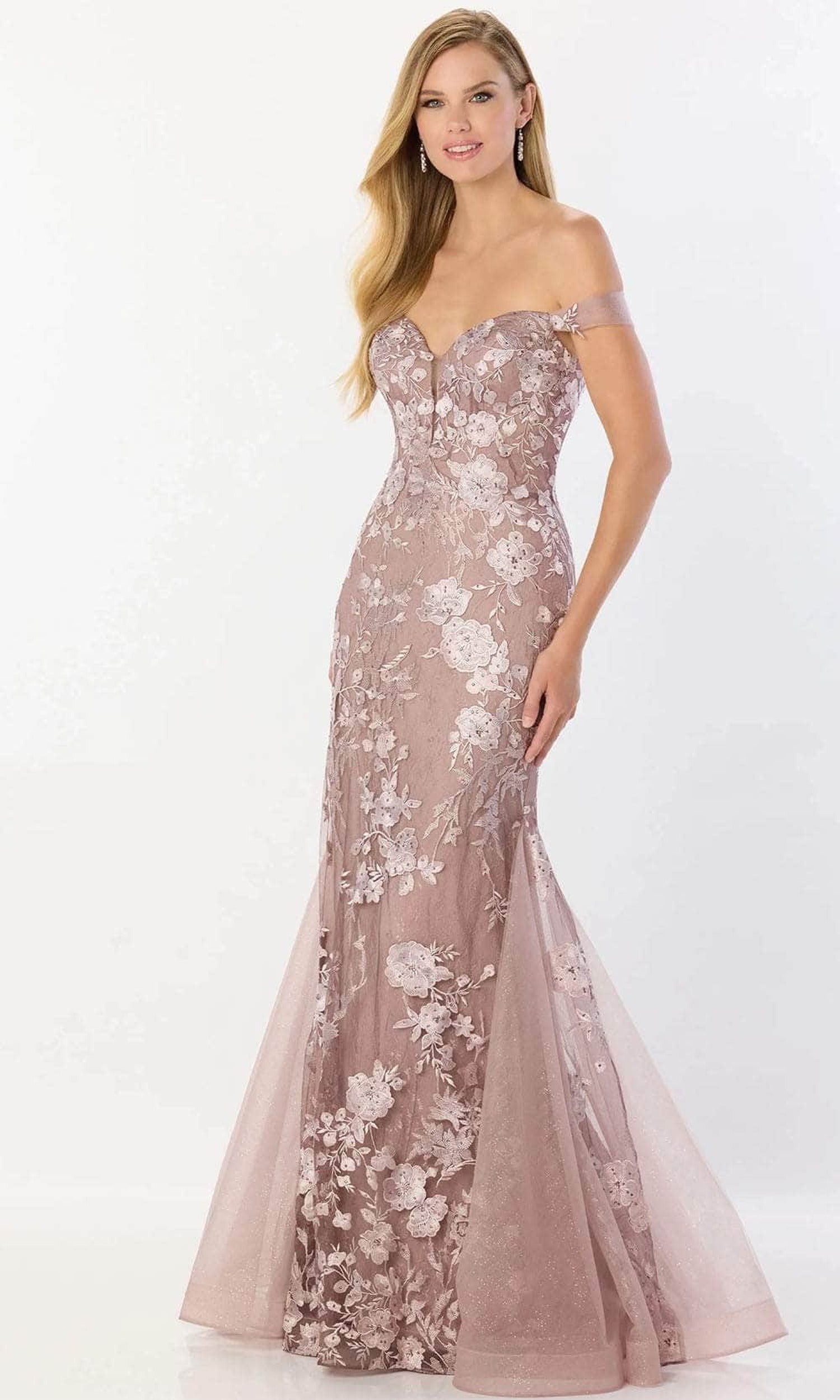Montage by Mon Cheri M2231 - Stone Off Shoulder Dress