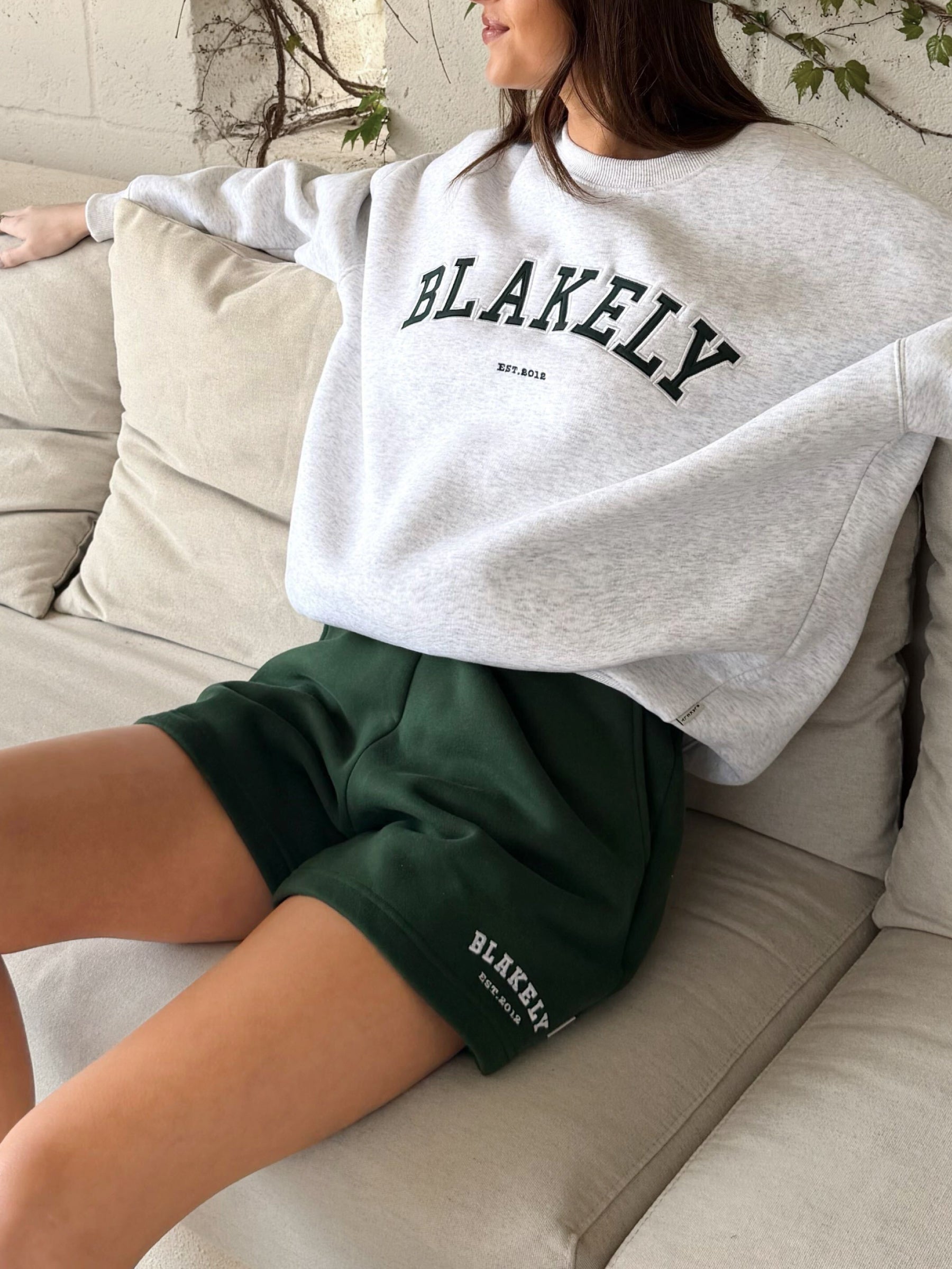 Heritage Jogger Shorts - Deep Green