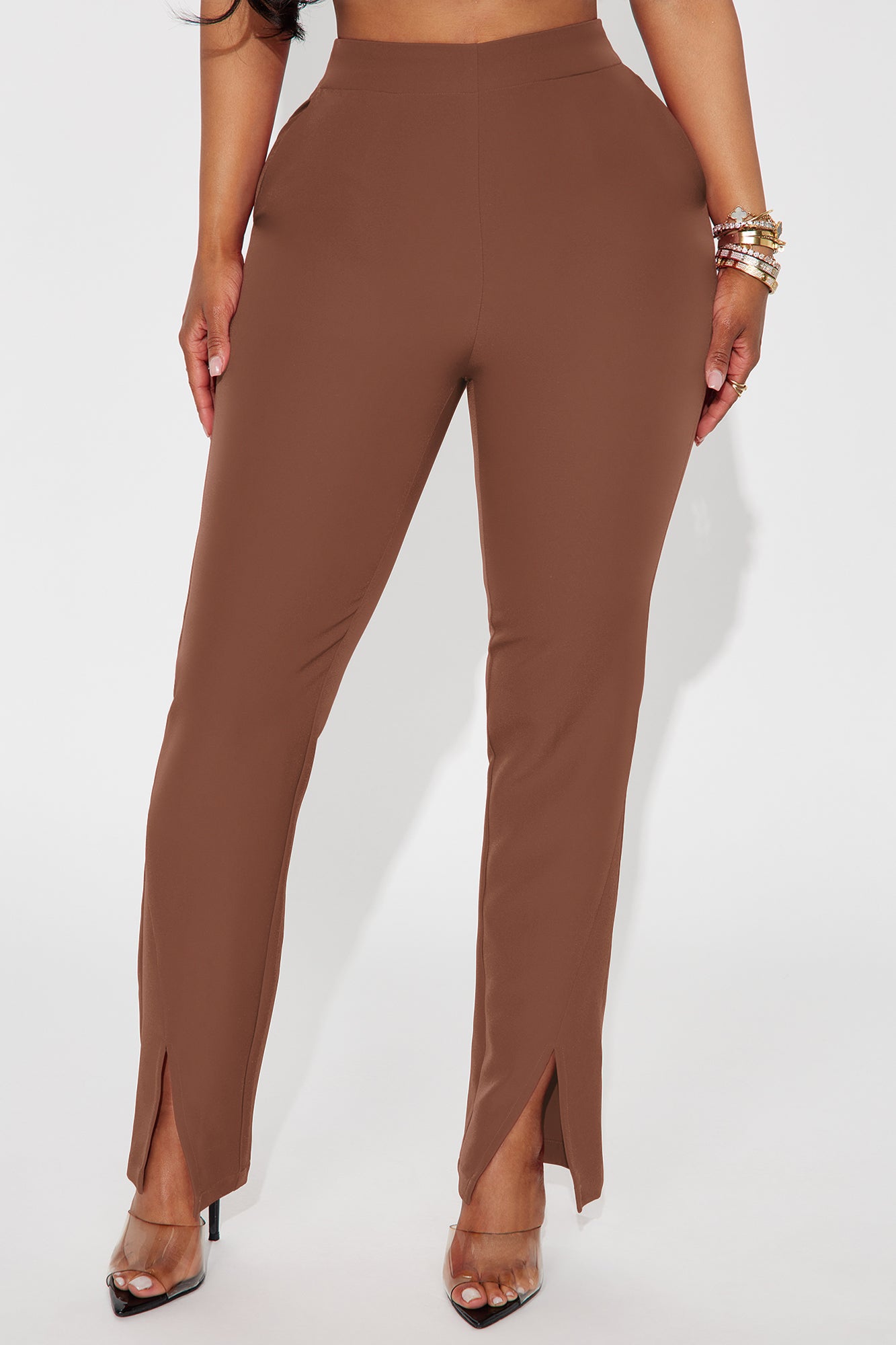 About Her Business Capri Trouser Pant - Coco