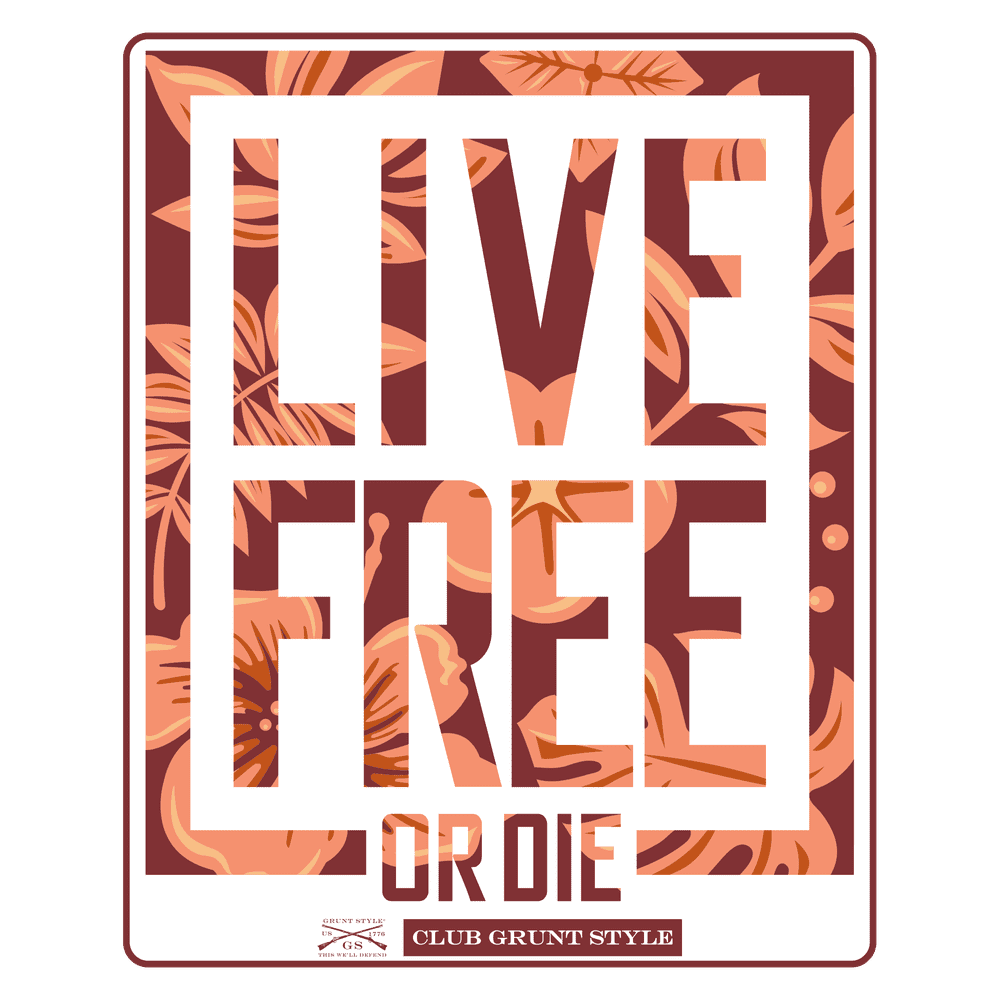 2024 April Club Sticker - Live Free