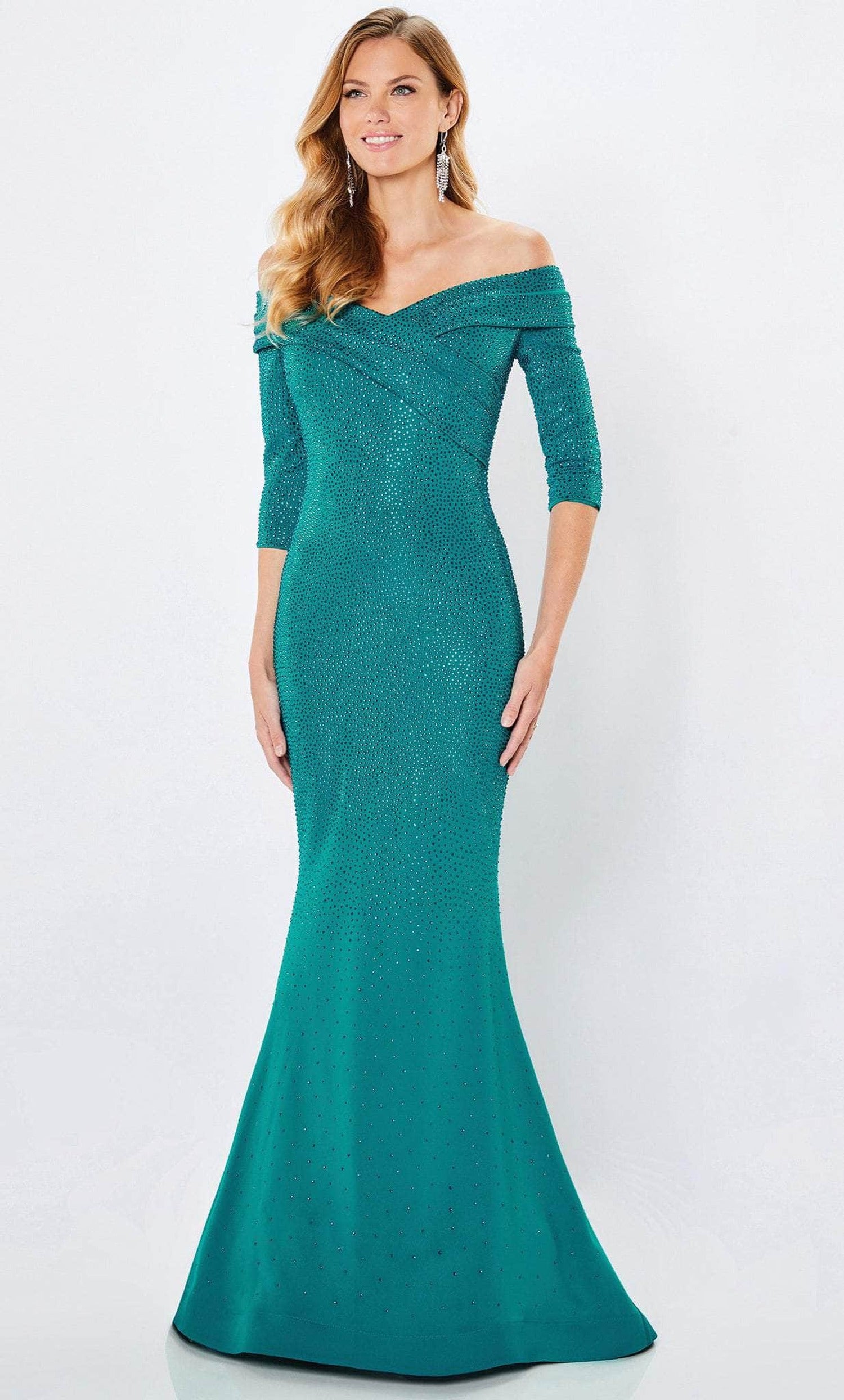 Montage by Mon Cheri 221970W - Off Shoulder Gown