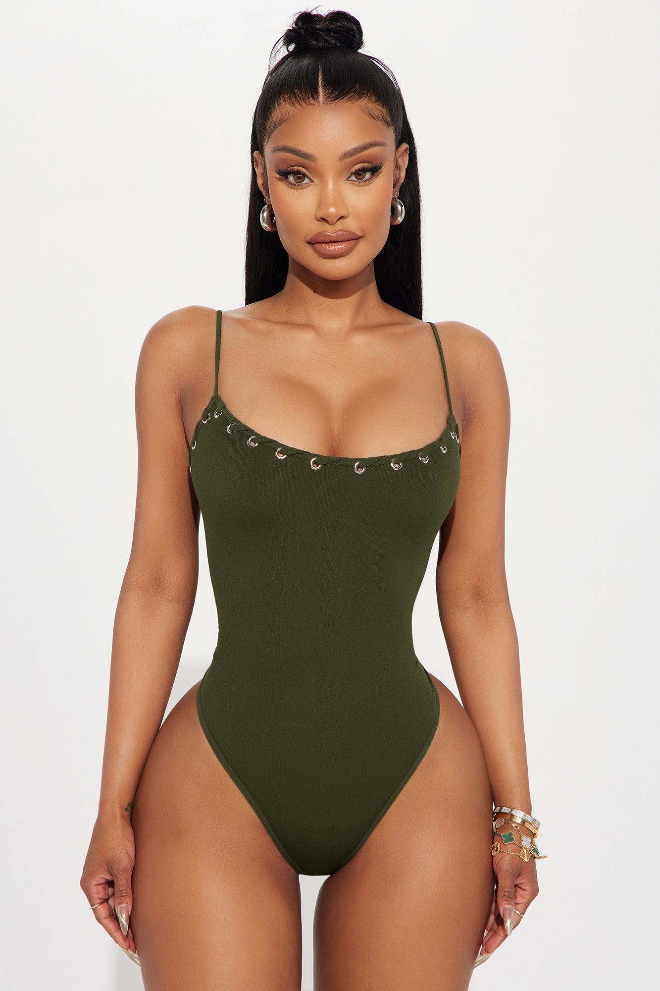 Tamara Seamless Bodysuit - Olive