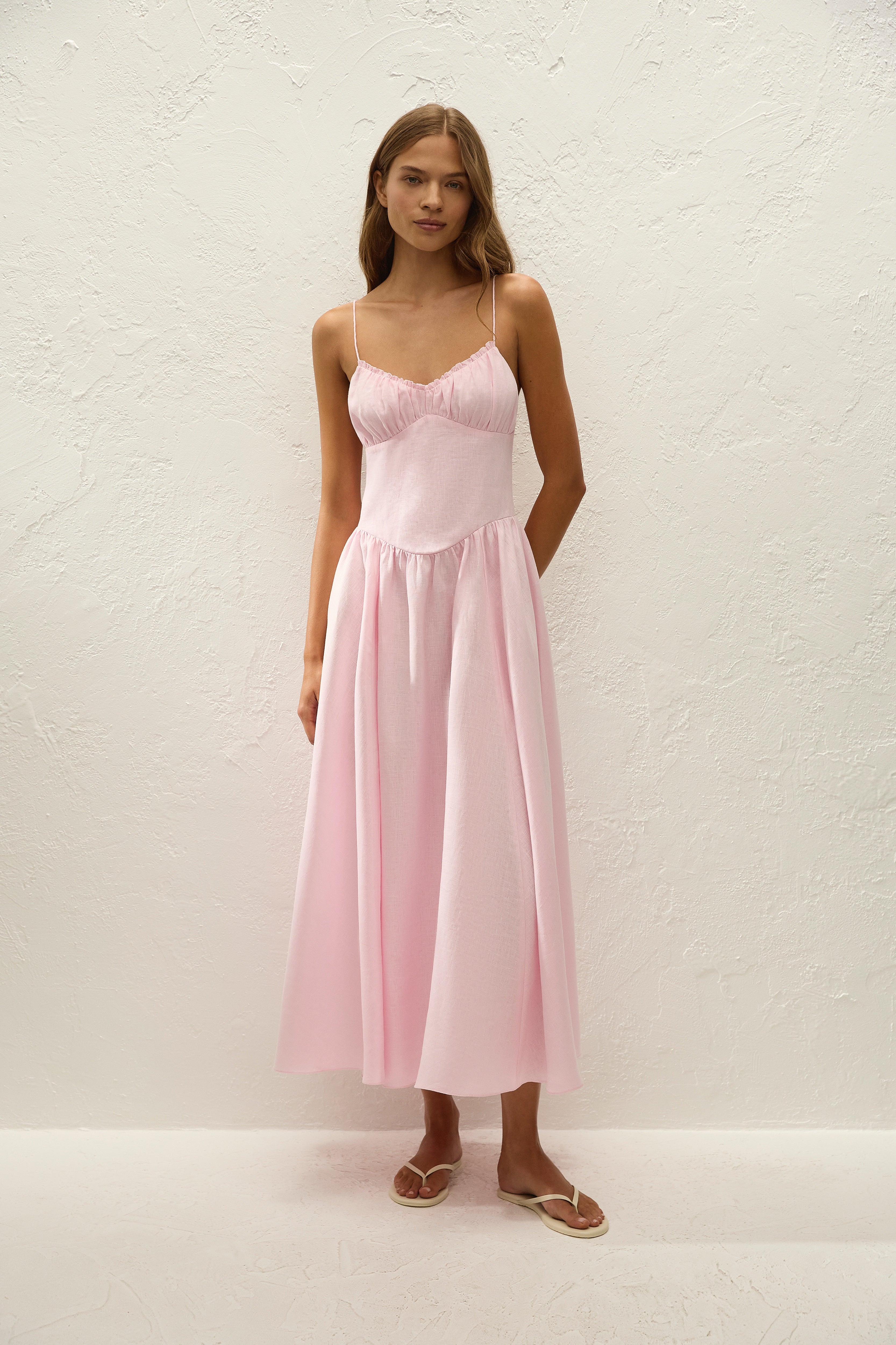 Vares Midi Dress Palazzo