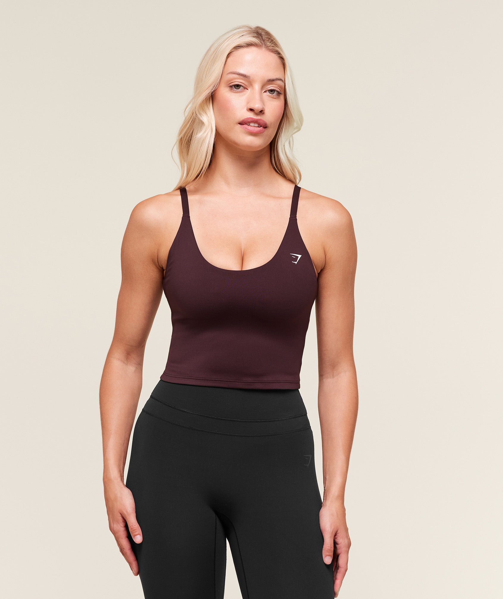 Gymshark Training Shelf Cami Tank - Cherry Purple