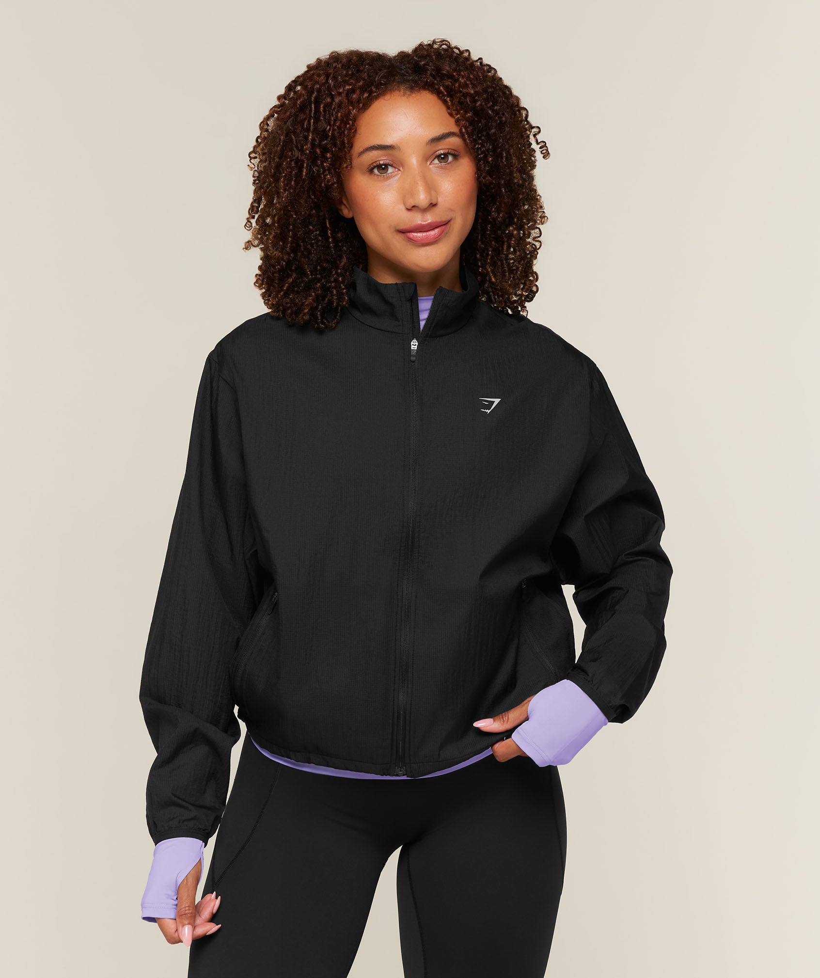 Gymshark Hybrid Track Jacket - Black