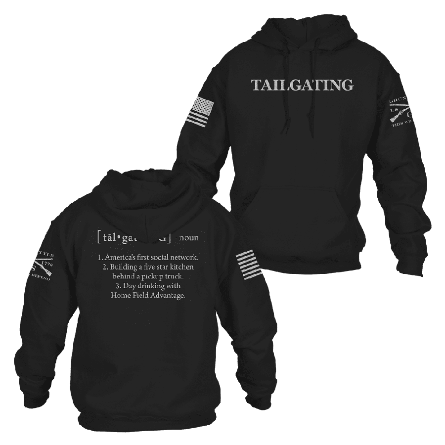 Tailgating Defined Hoodie - Black