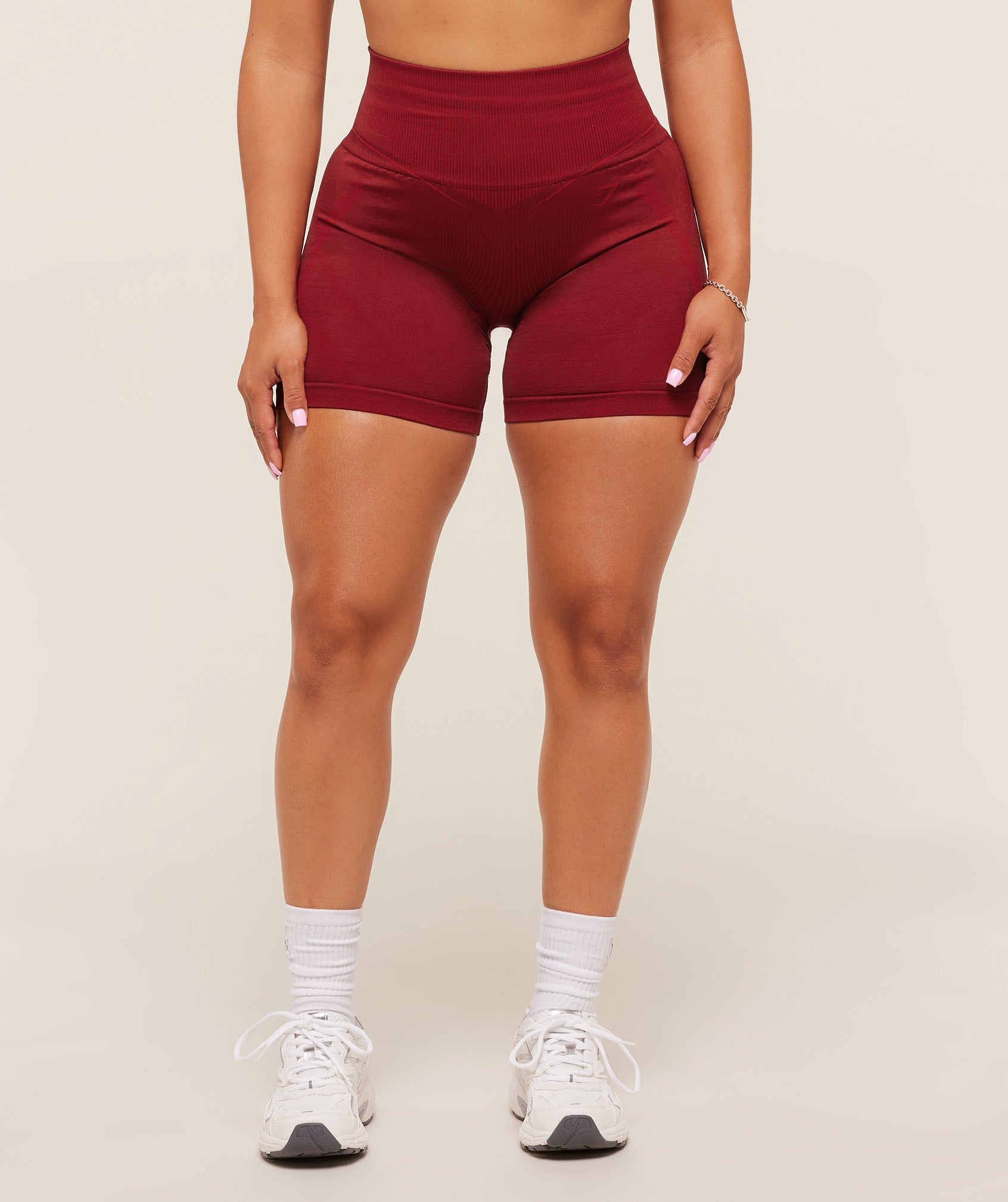 Gymshark x Analis Seamless Short - Reps Red/Carmine Red