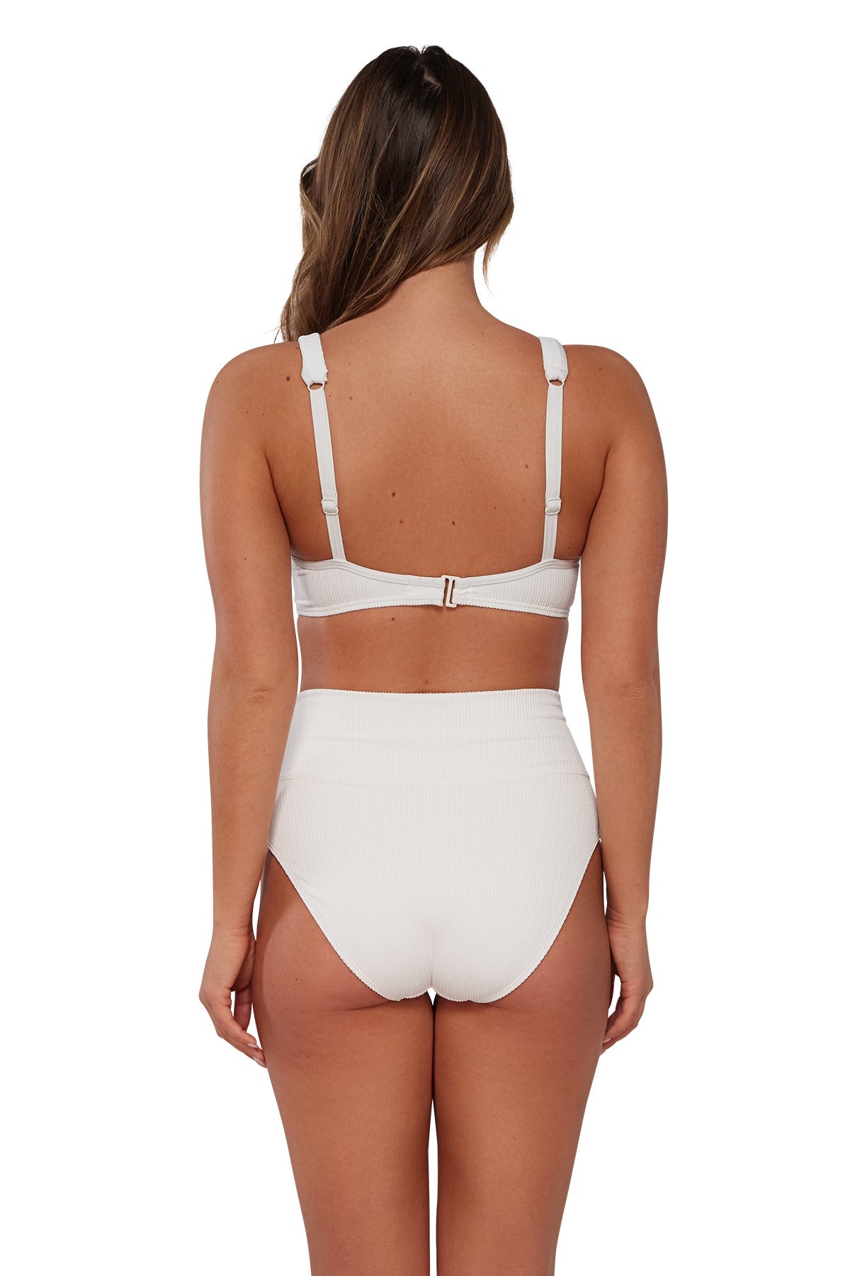 Pacifica by Sunsets Coconut Sorbet Hannah High Waist Bottom