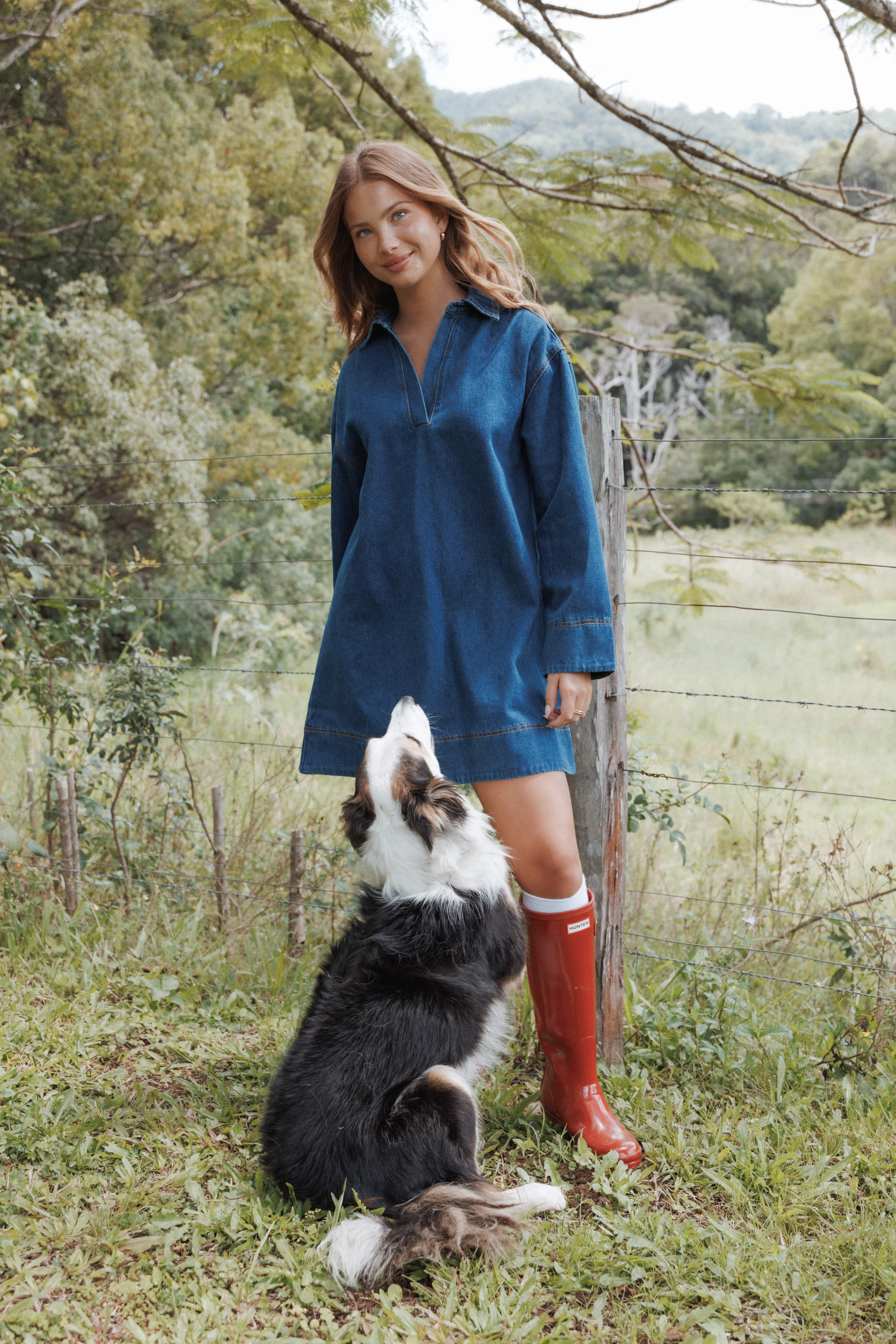 Genesis Mini Dress - Indigo