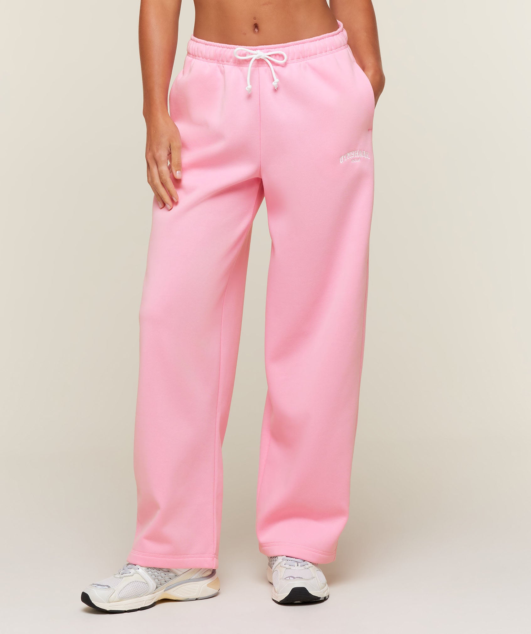 Gymshark Cosy Luxe Campus Pants - Poise Pink
