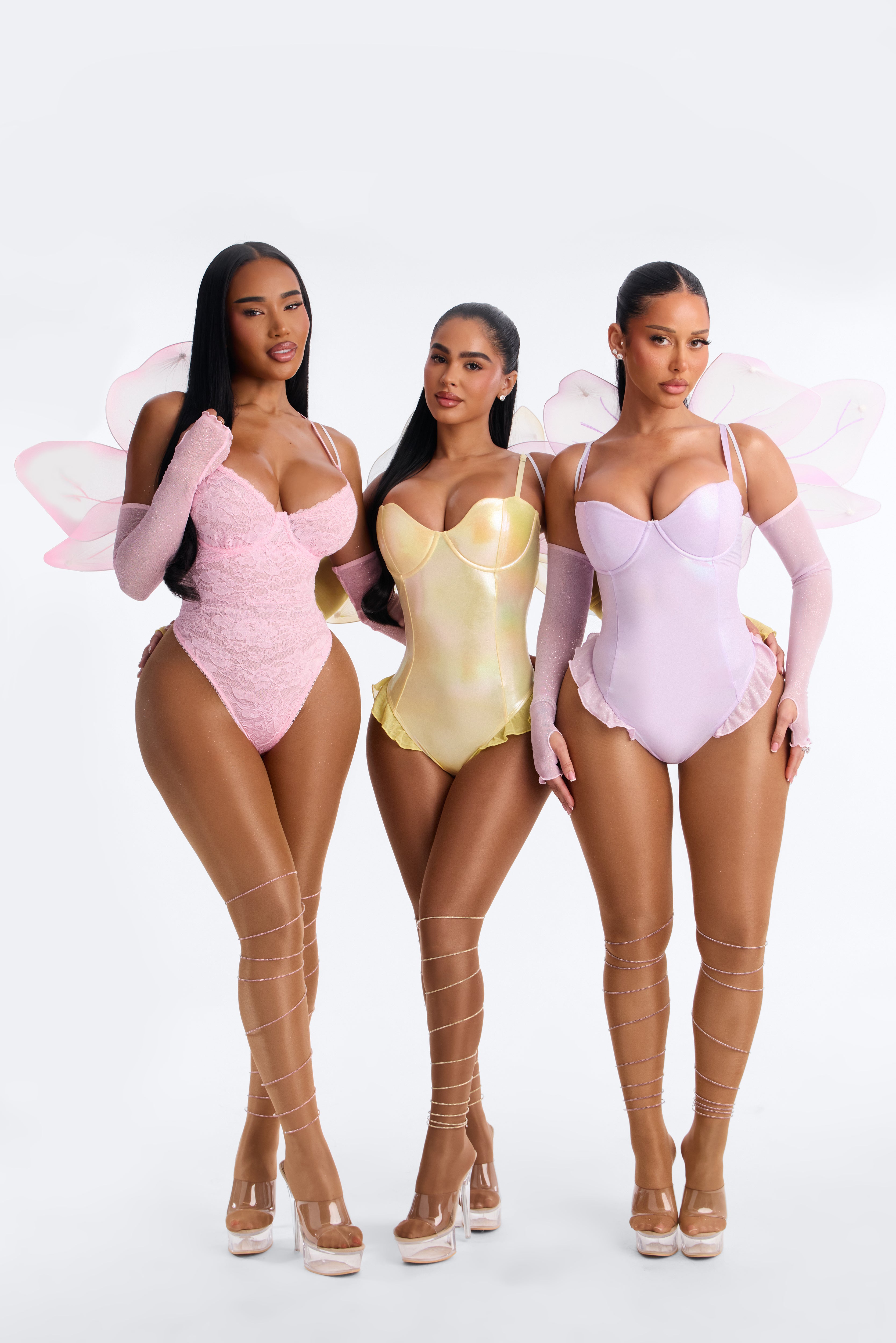 Floral Fantasy 4 Piece Costume Set - Lavender