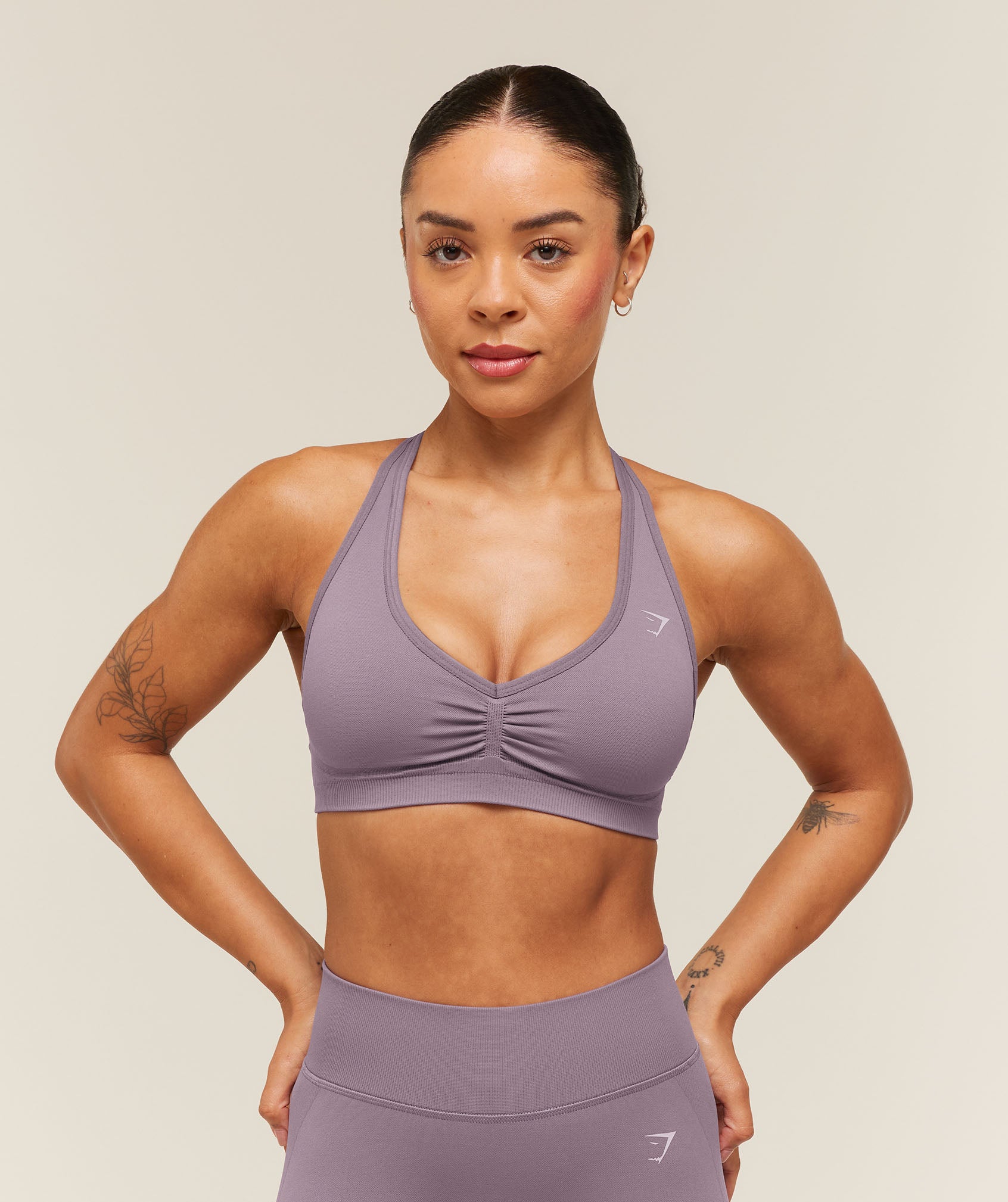 Gymshark Lift Seamless Sports Bra - Dusk Purple