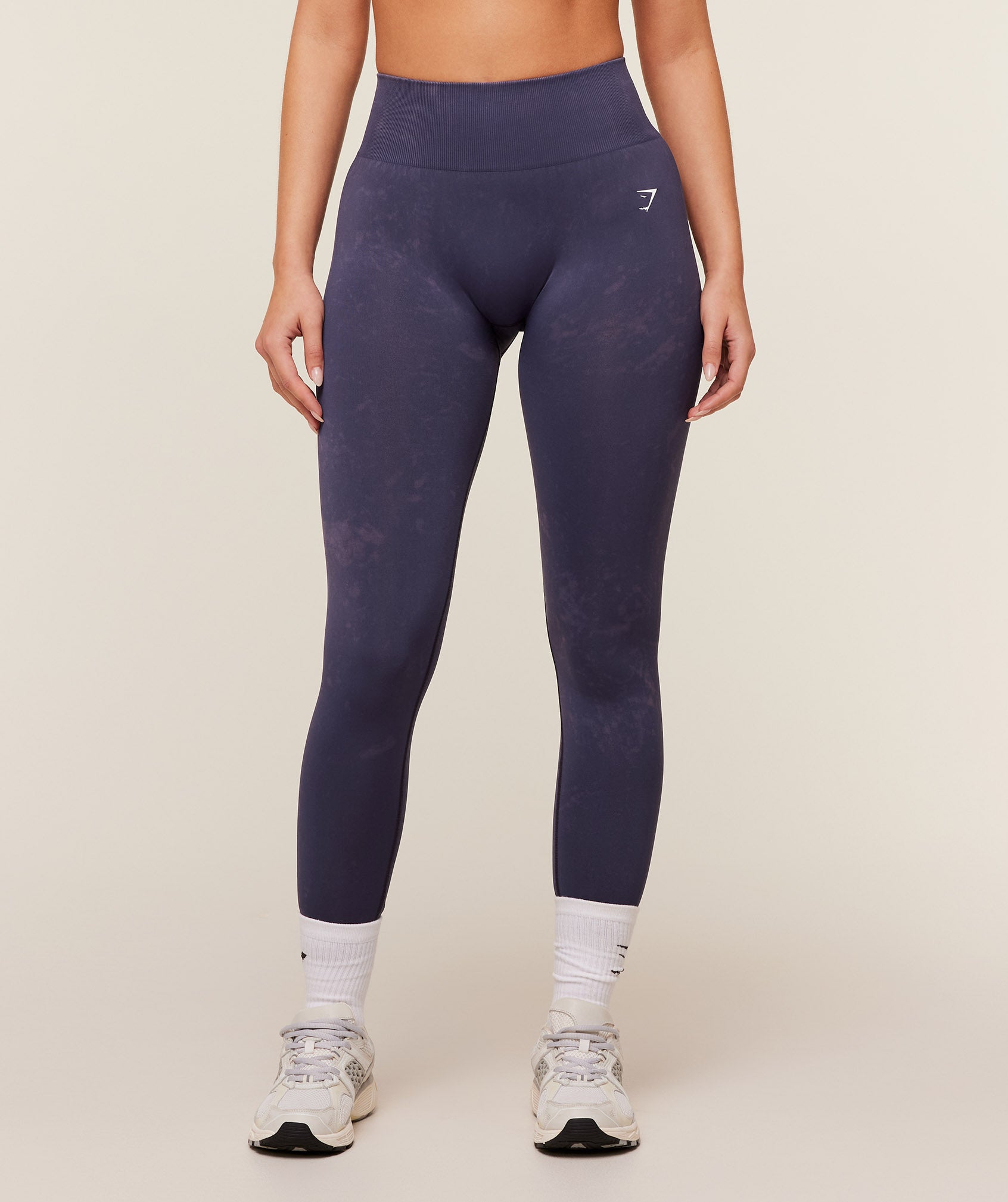 Gymshark Everyday Seamless Washed Legging - Midnight Purple/Wash