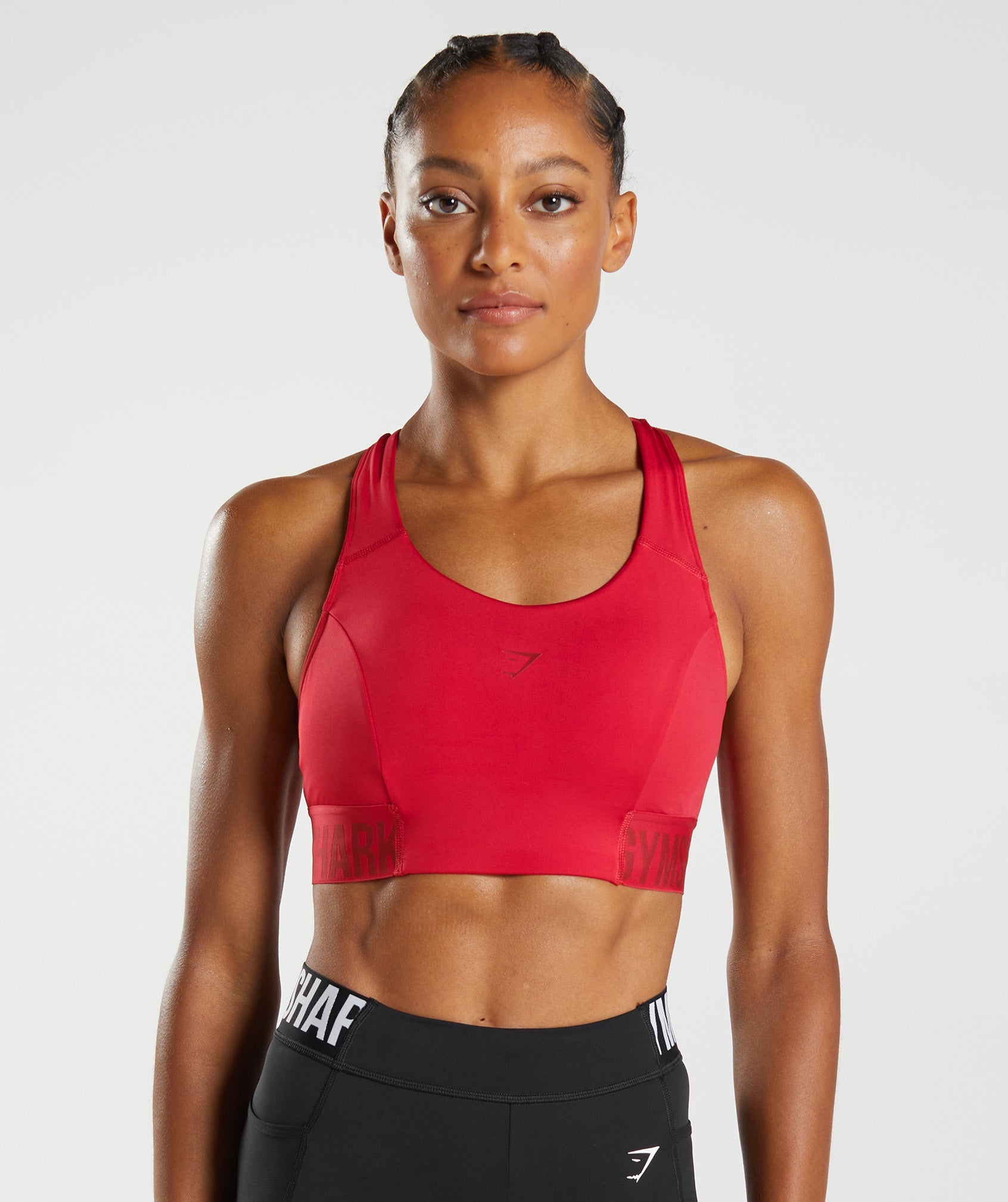 Gymshark Training Brandmark Sports Bra - Red