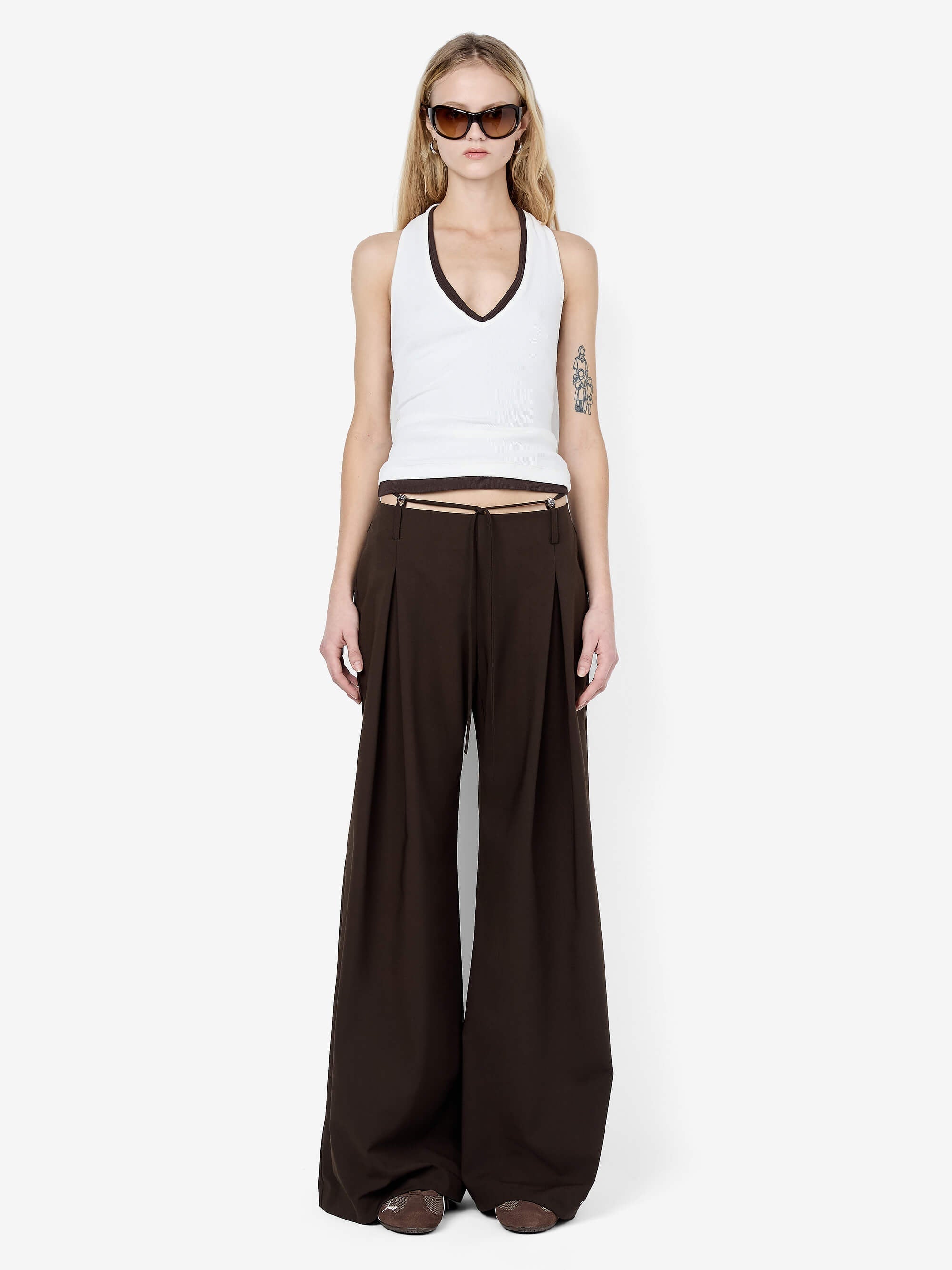 AYLA HALTER TOP - IVORY
