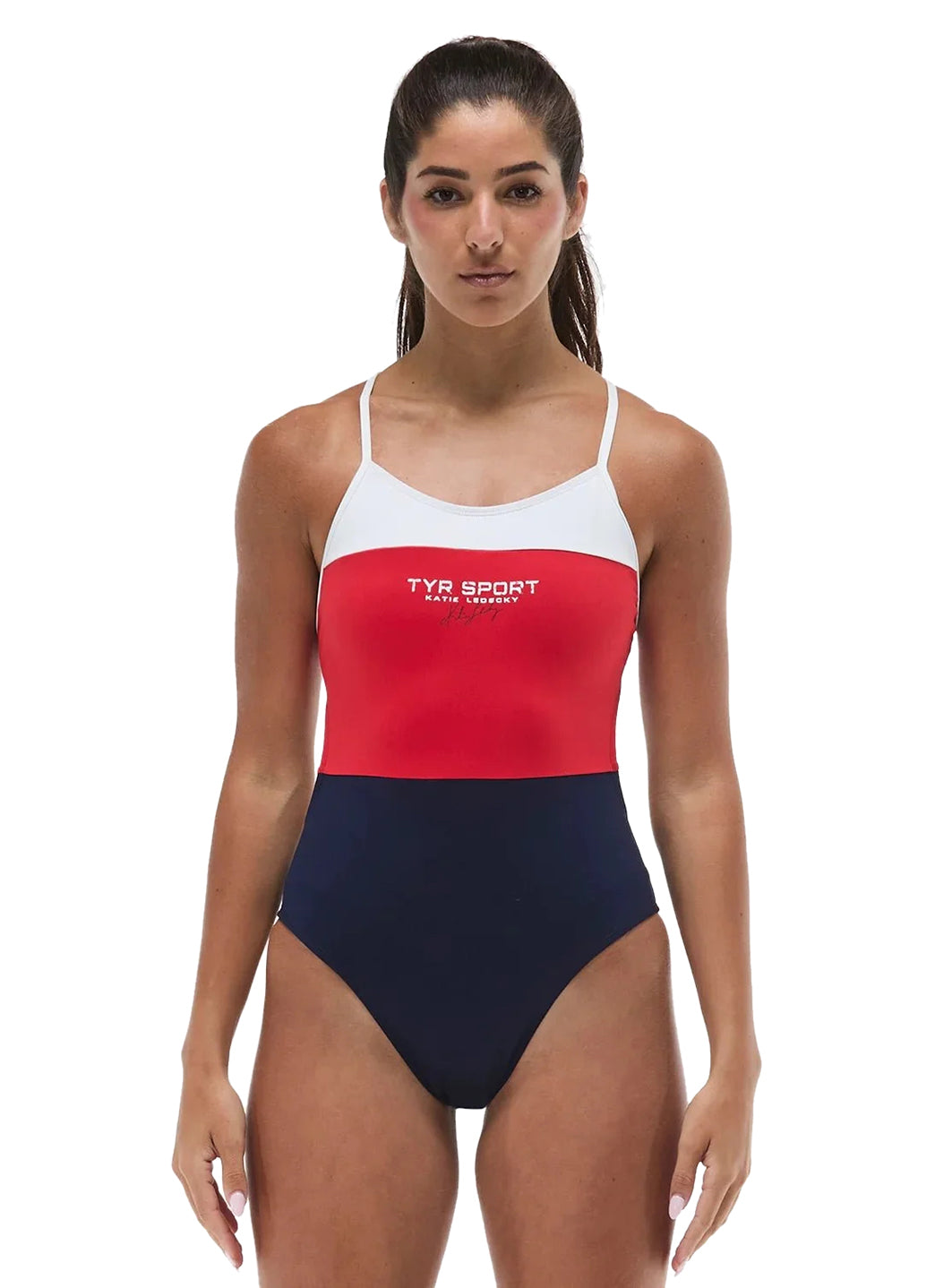 TYR Katie Ledecky Women's Durafast Elite Cutoutfit One Piece Swimsuit