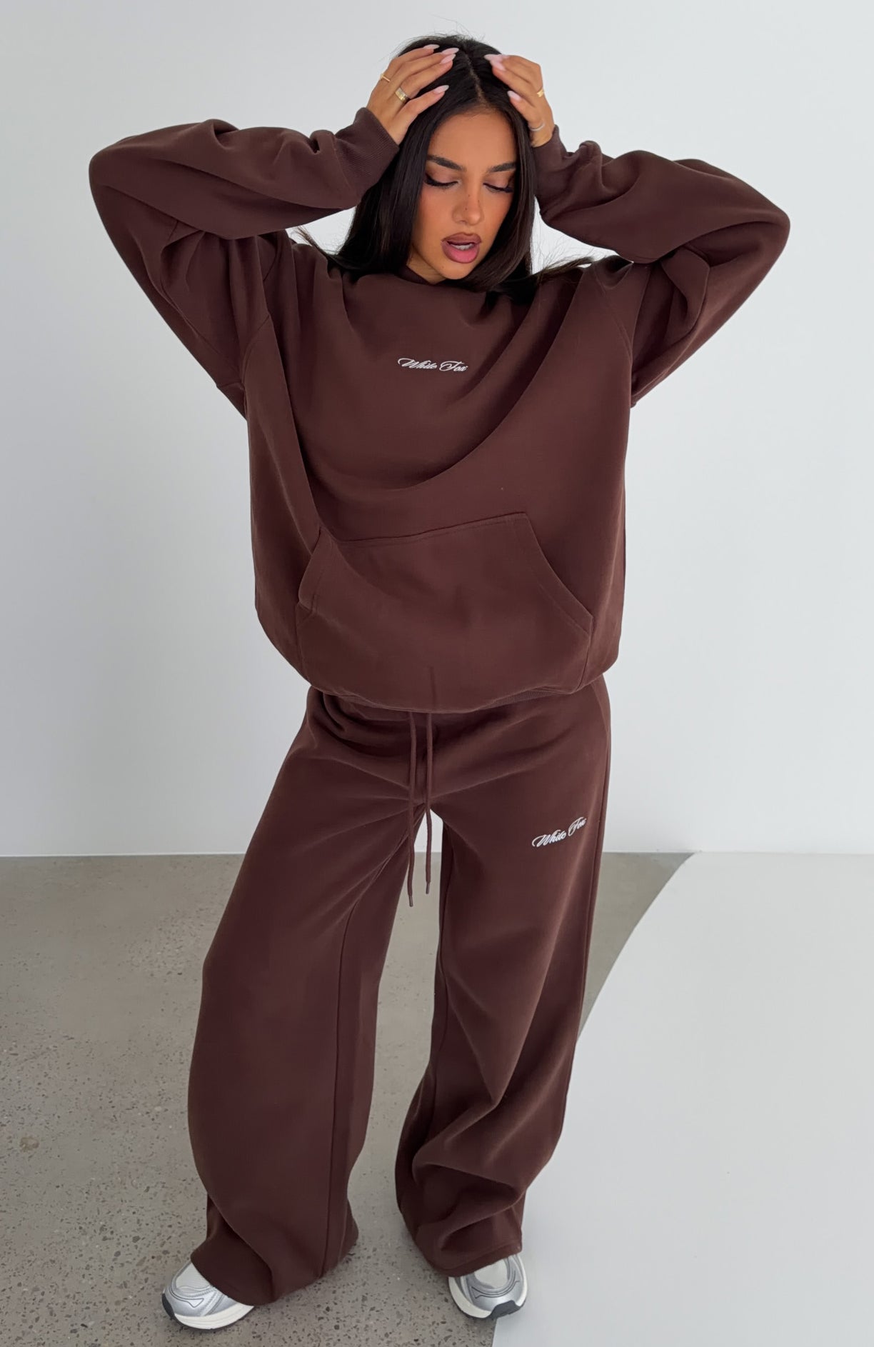 Wishing For It Oversized Hoodie Chocolate