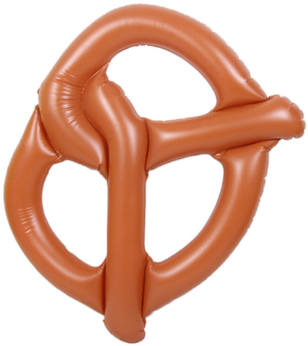 ClubSwim Giant Pretzel Inflatable Pool Float 56"