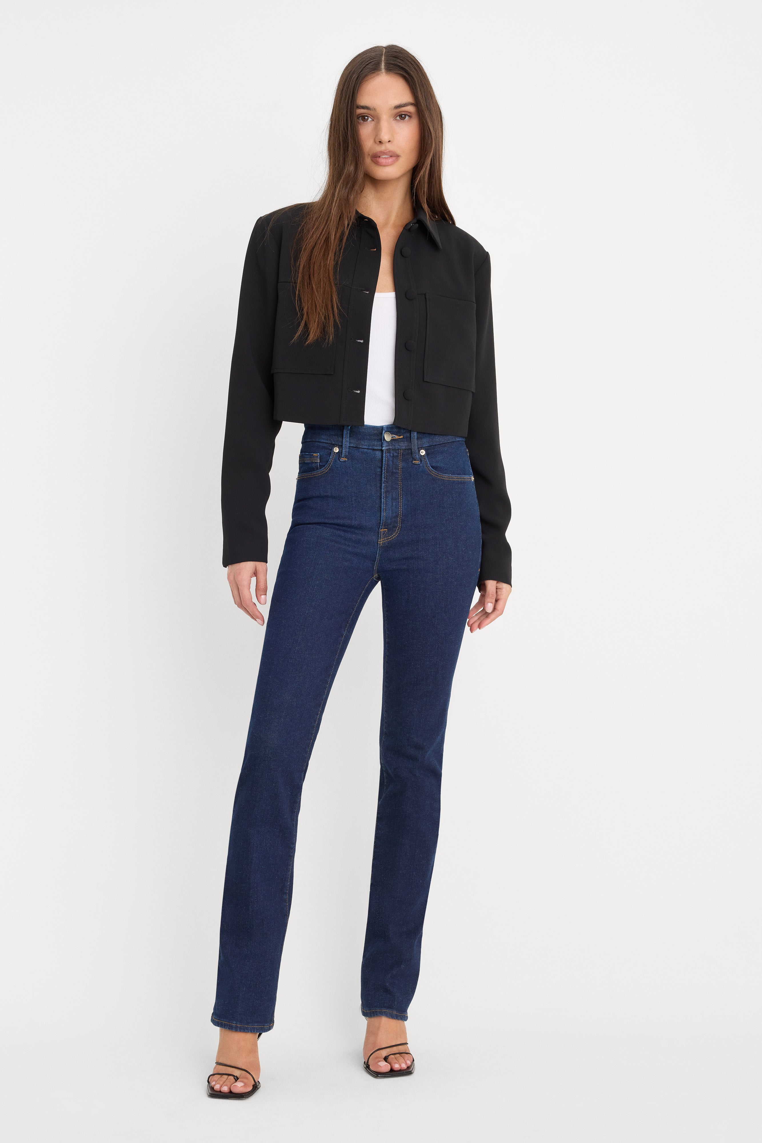 GOOD LEGS STRAIGHT JEANS LONG | DEEPBLUE04