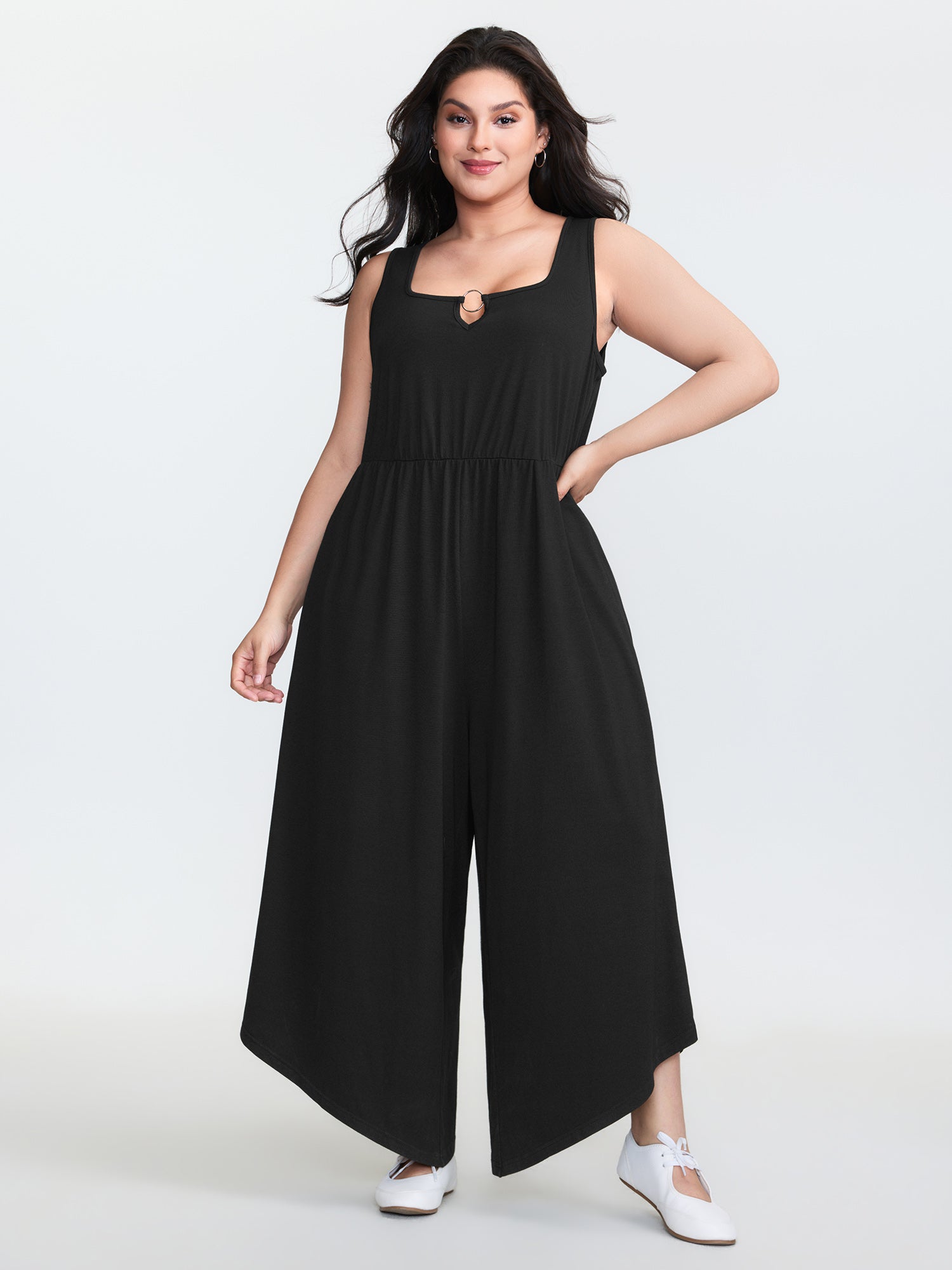 Supersoft Stretchy Metal Loop Jumpsuit