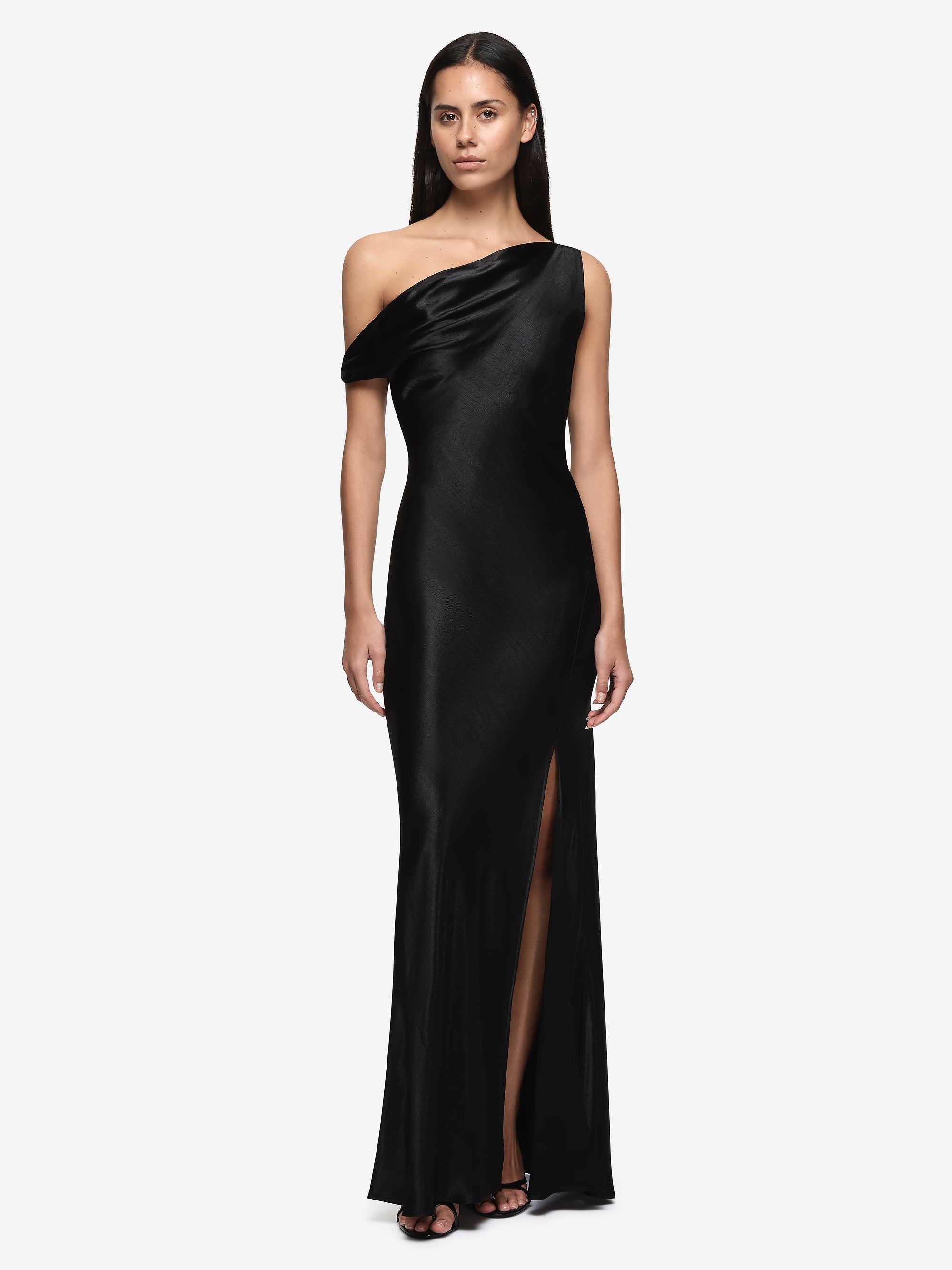 SOL ASYM DRESS - BLACK