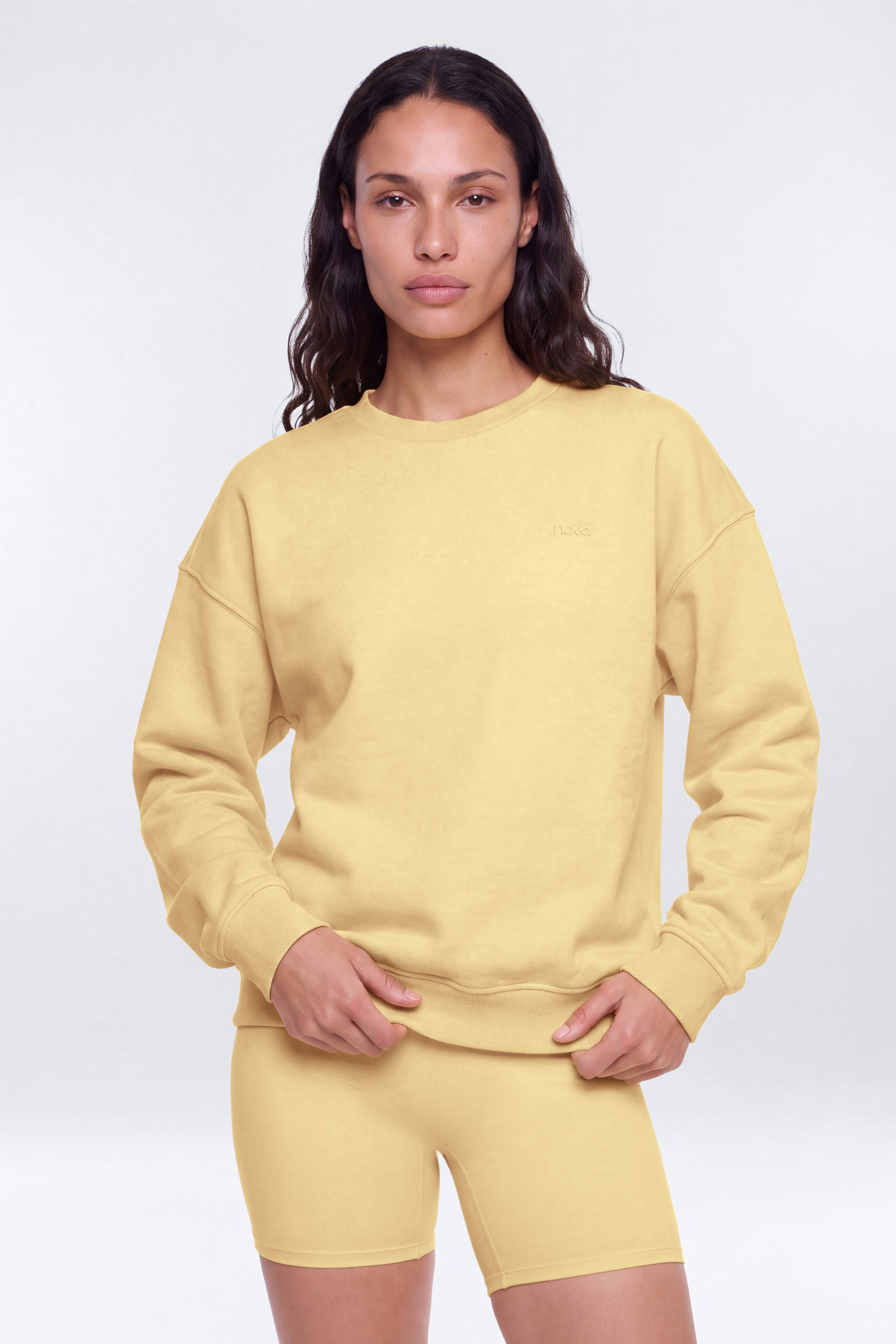 CoreFleece Essential Crewneck Sweatshirt - Buttermilk