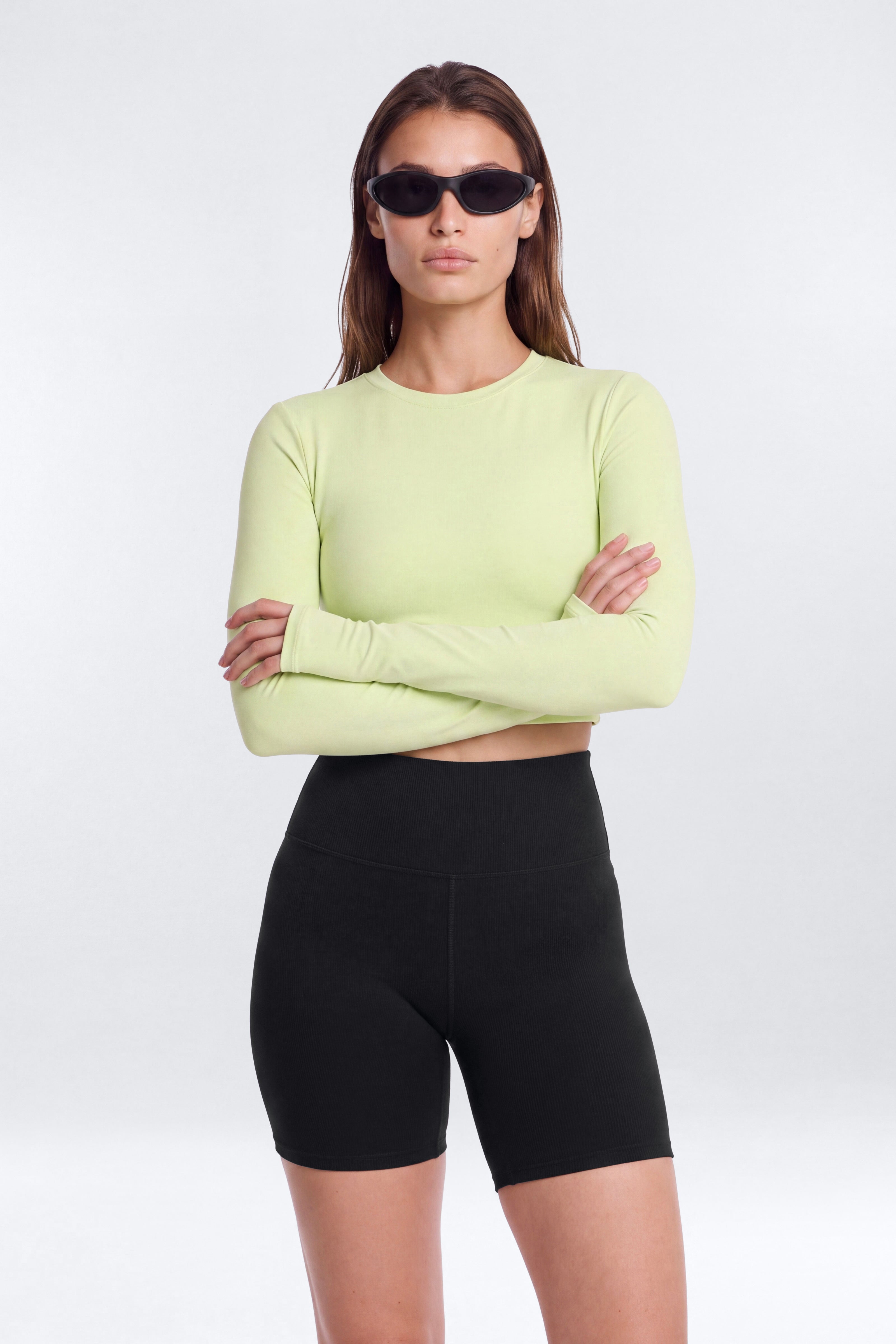 CloudForm™ 5” High Waist Essential Biker Short - Black