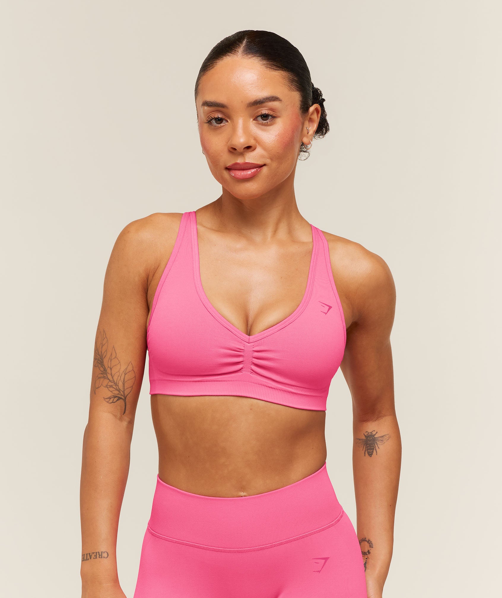 Gymshark Lift Seamless Sports Bra - Physical Pink