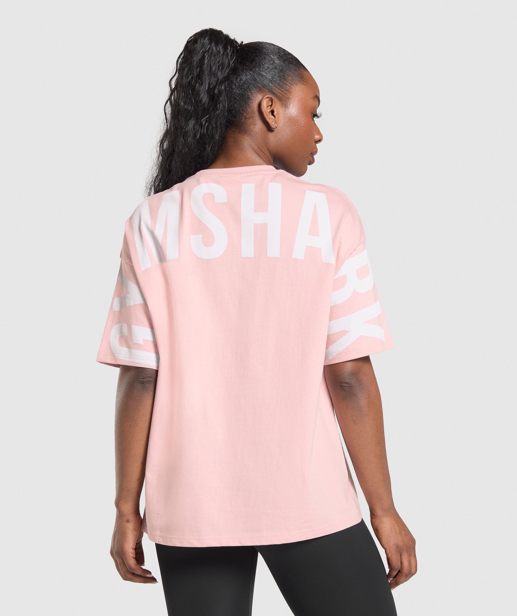 Gymshark Wordmark Graphic T-Shirt - Lift Pink