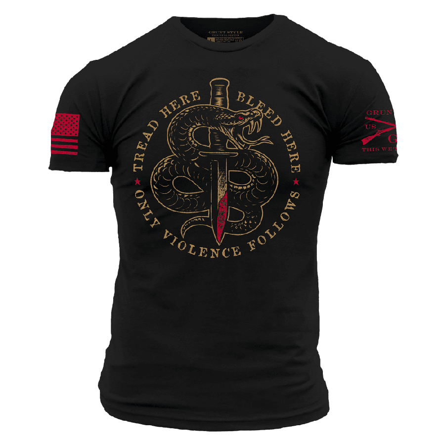 Only Violence Follows T-Shirt - Black