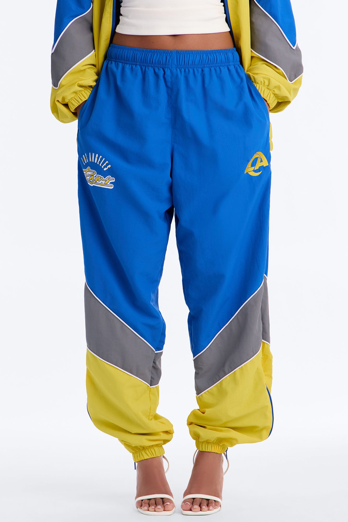 NFL Rams Windbreaker Track Pant - Royal